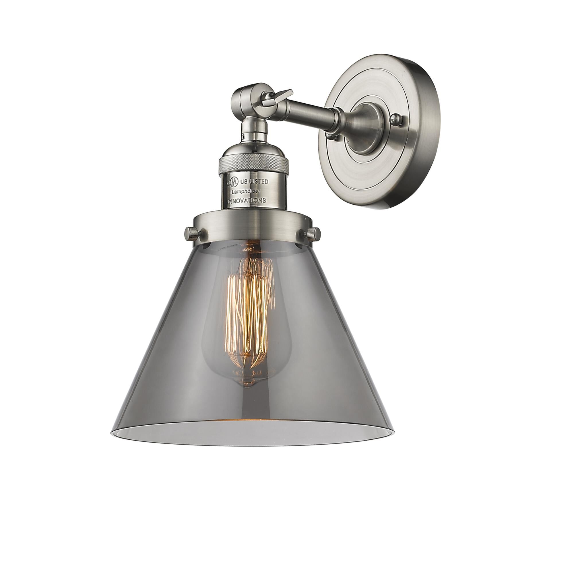 Bruno Marashlian Large Cone 7 Inch 1 Light Semi Flush Mount by Innovations Lighting