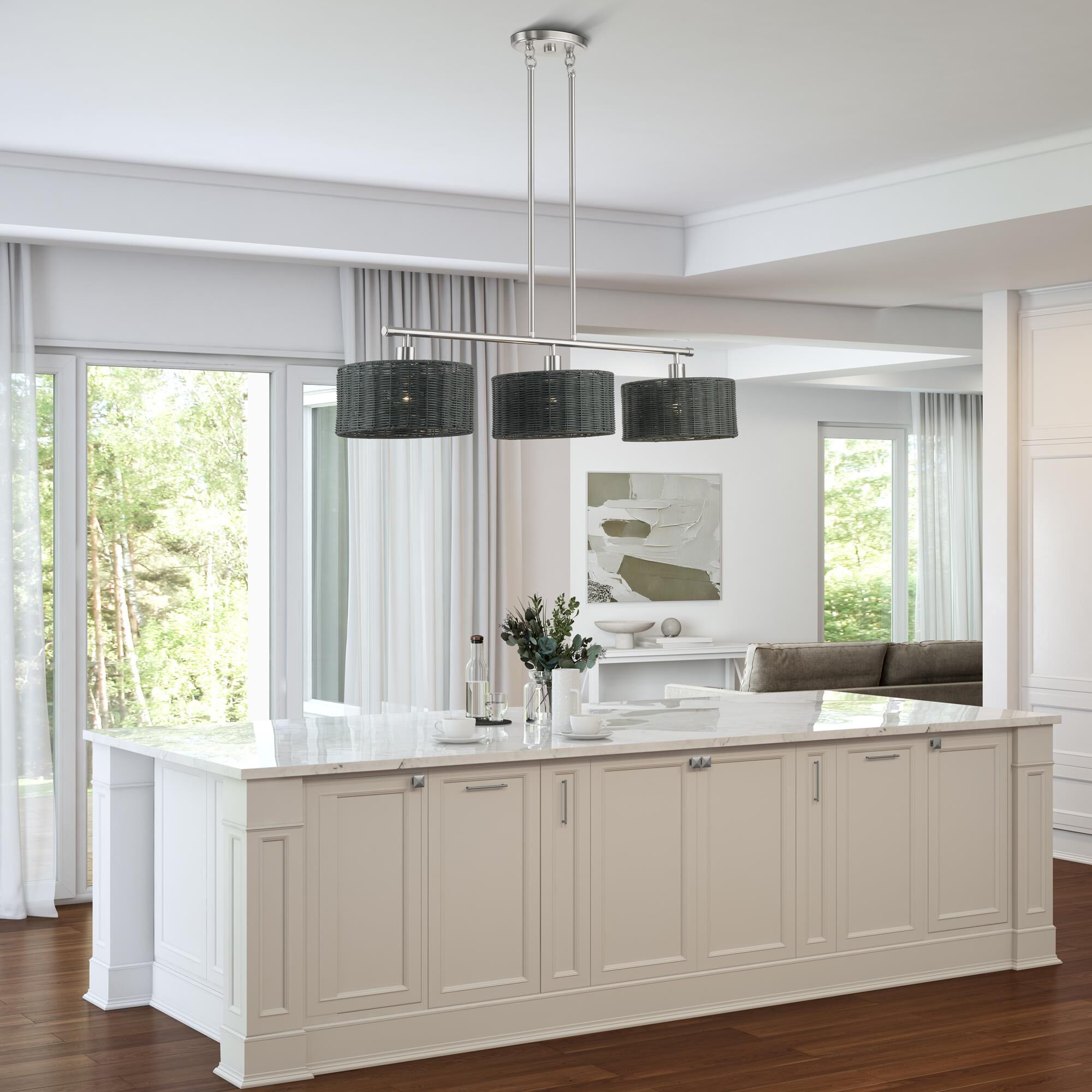 Weavington 46 Inch Linear Suspension Light by Livex Lighting