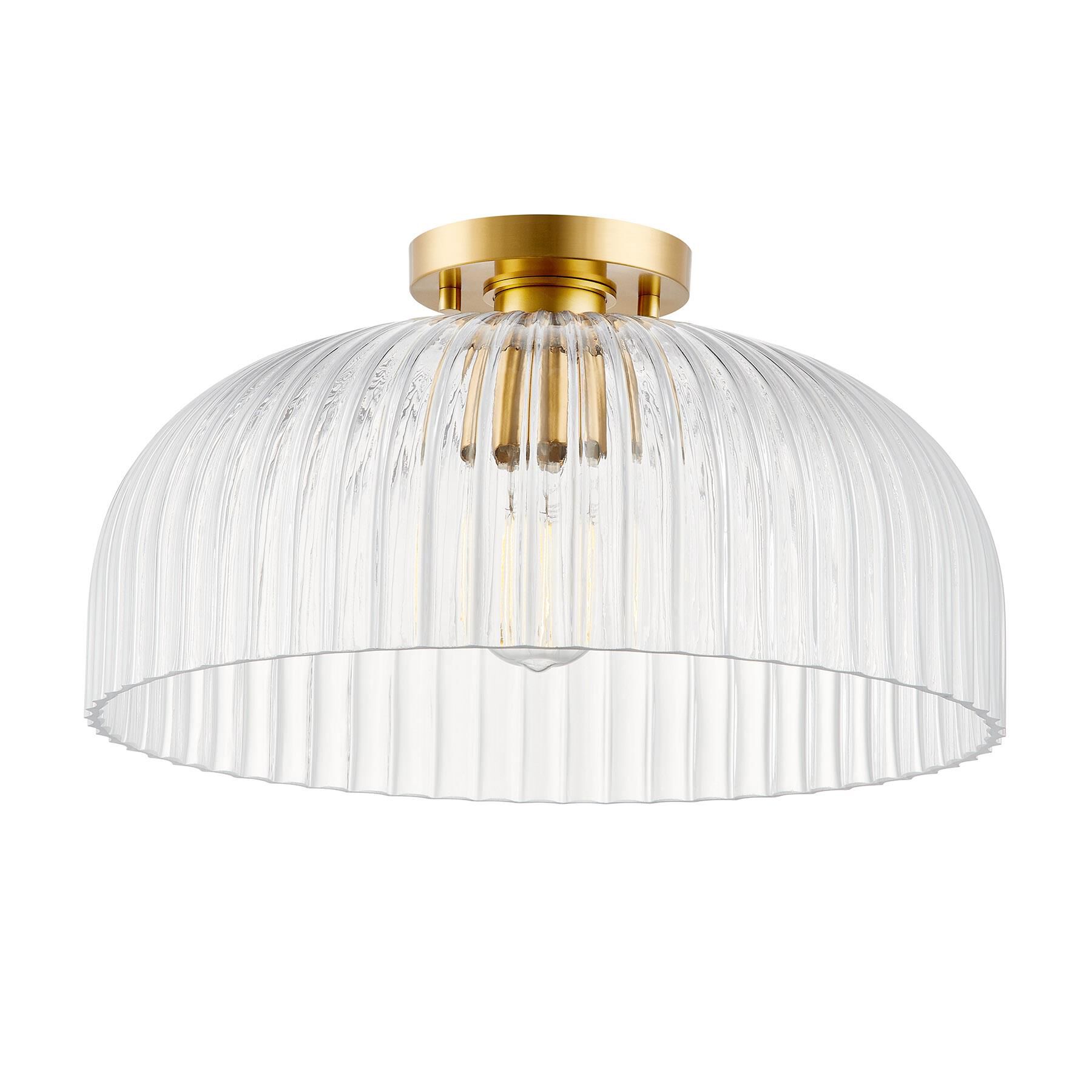 16 Inch Semi Flush Mount by Meridian Lighting