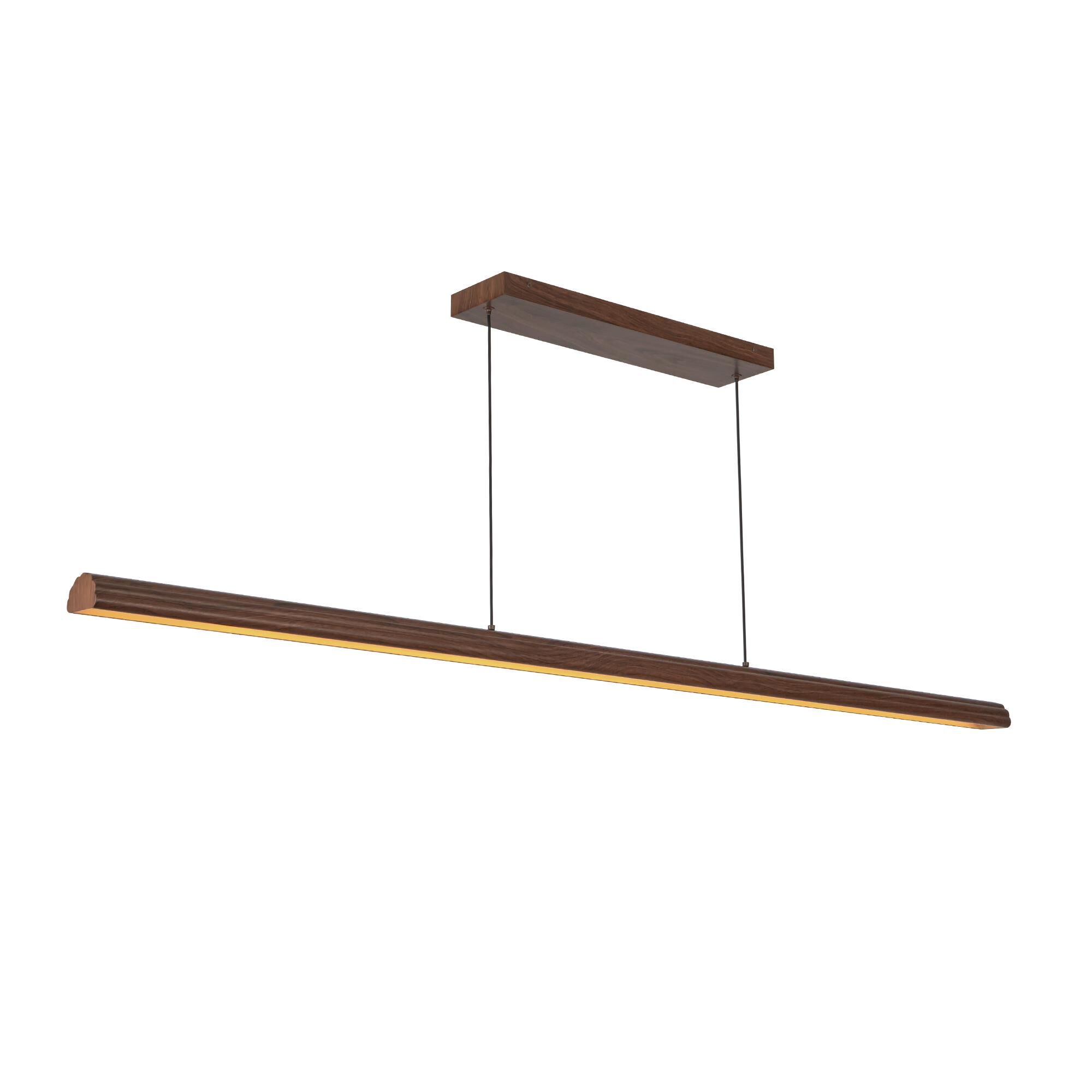 Shown in Walnut finish and Frosted Acrylic Diffuser glass and Aluminum shade