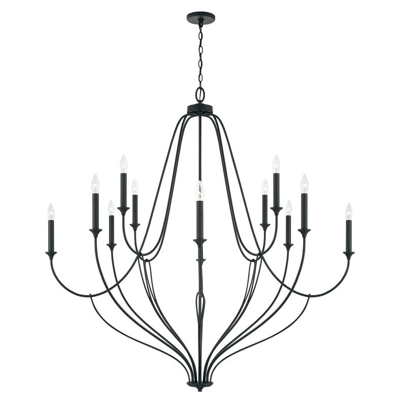 Bentley 52 Inch 12 Light Chandelier by Capital Lighting Fixture Company