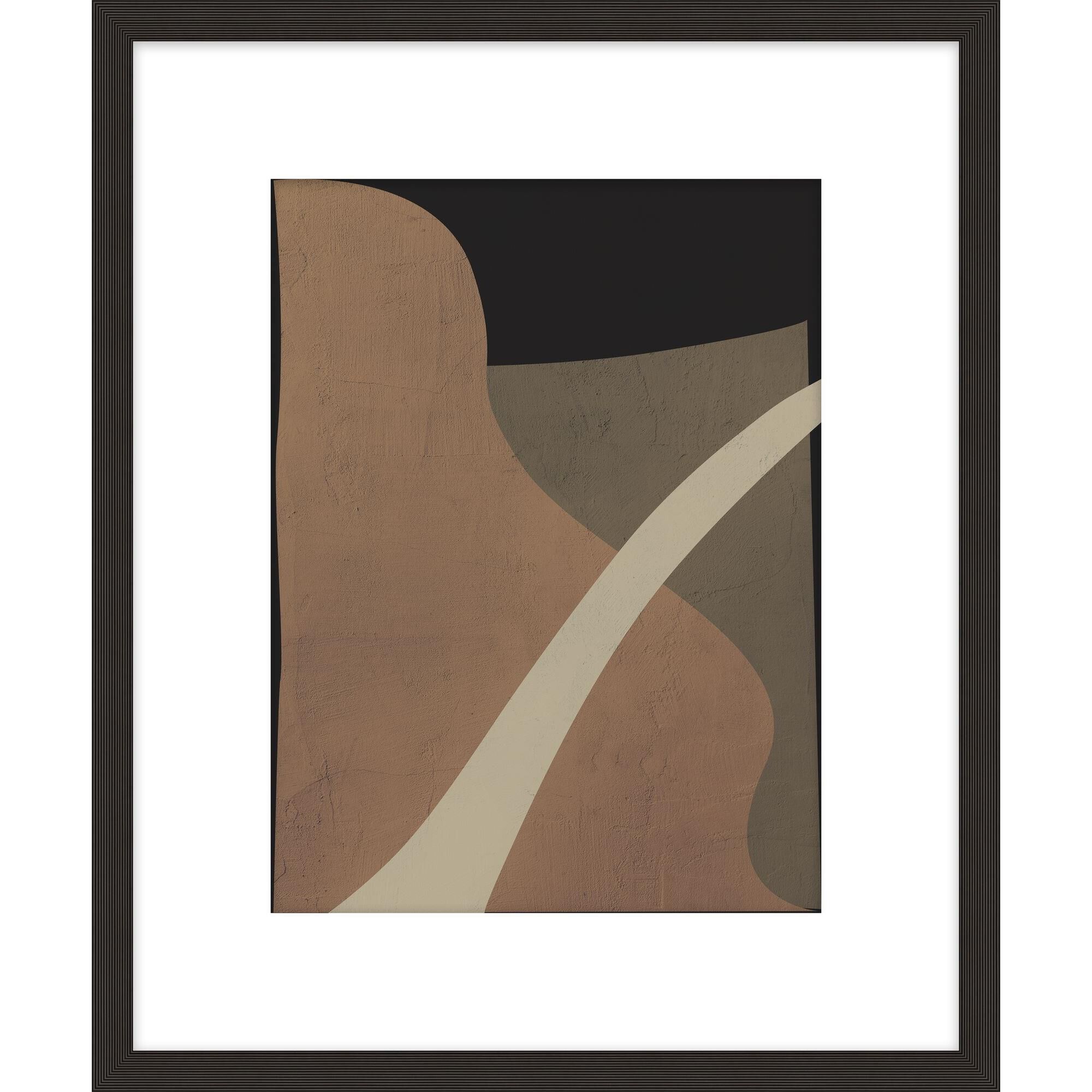 Texture And Shapes Print by Level57