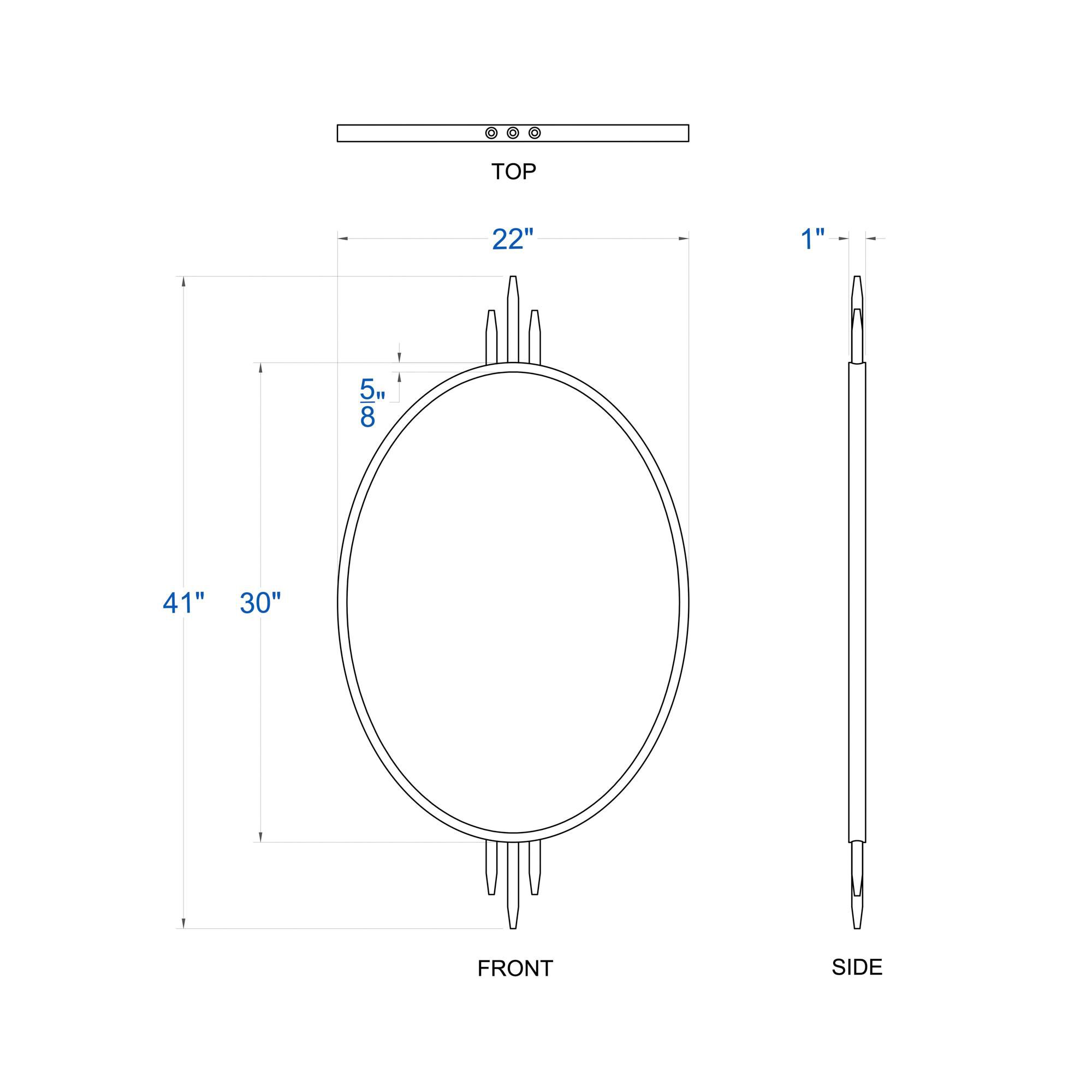 Ron Henderson Propaganda 22 Inch Decorative Mirror by Varaluz