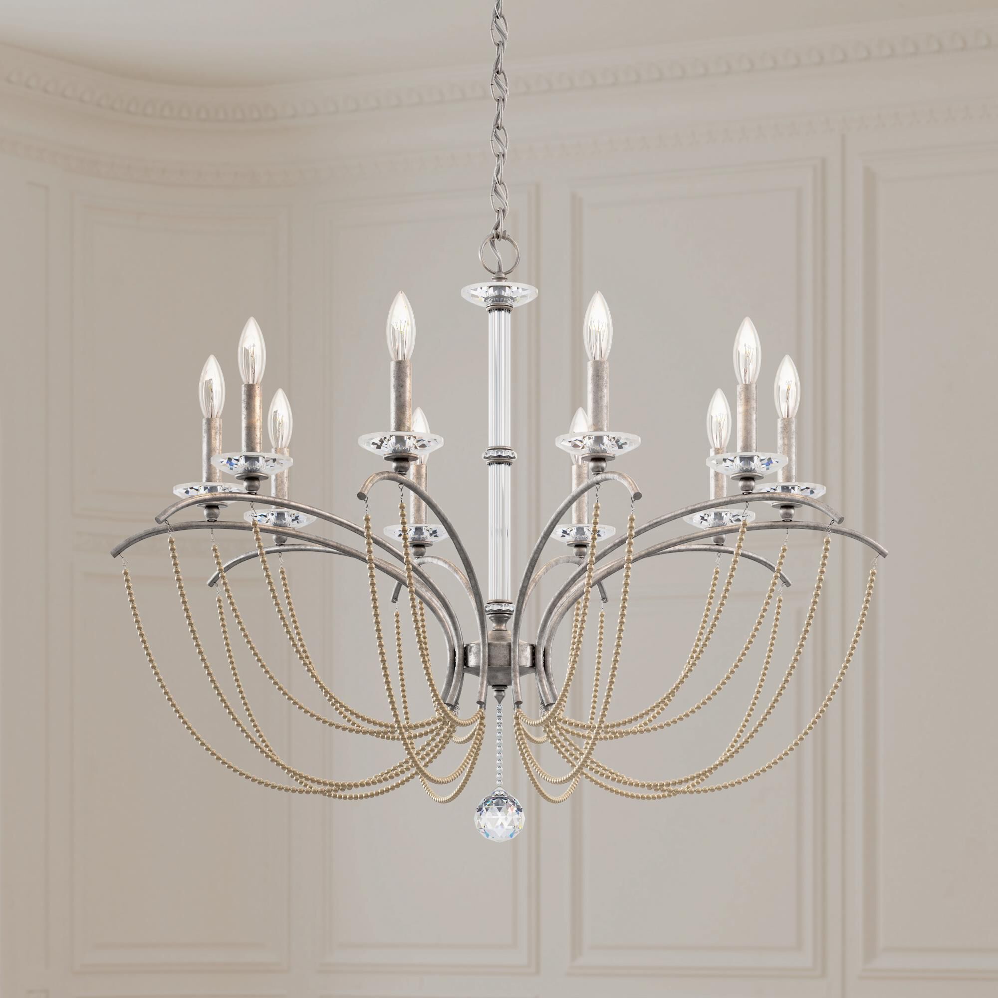 Priscilla 10 Light Chandelier by Schonbek