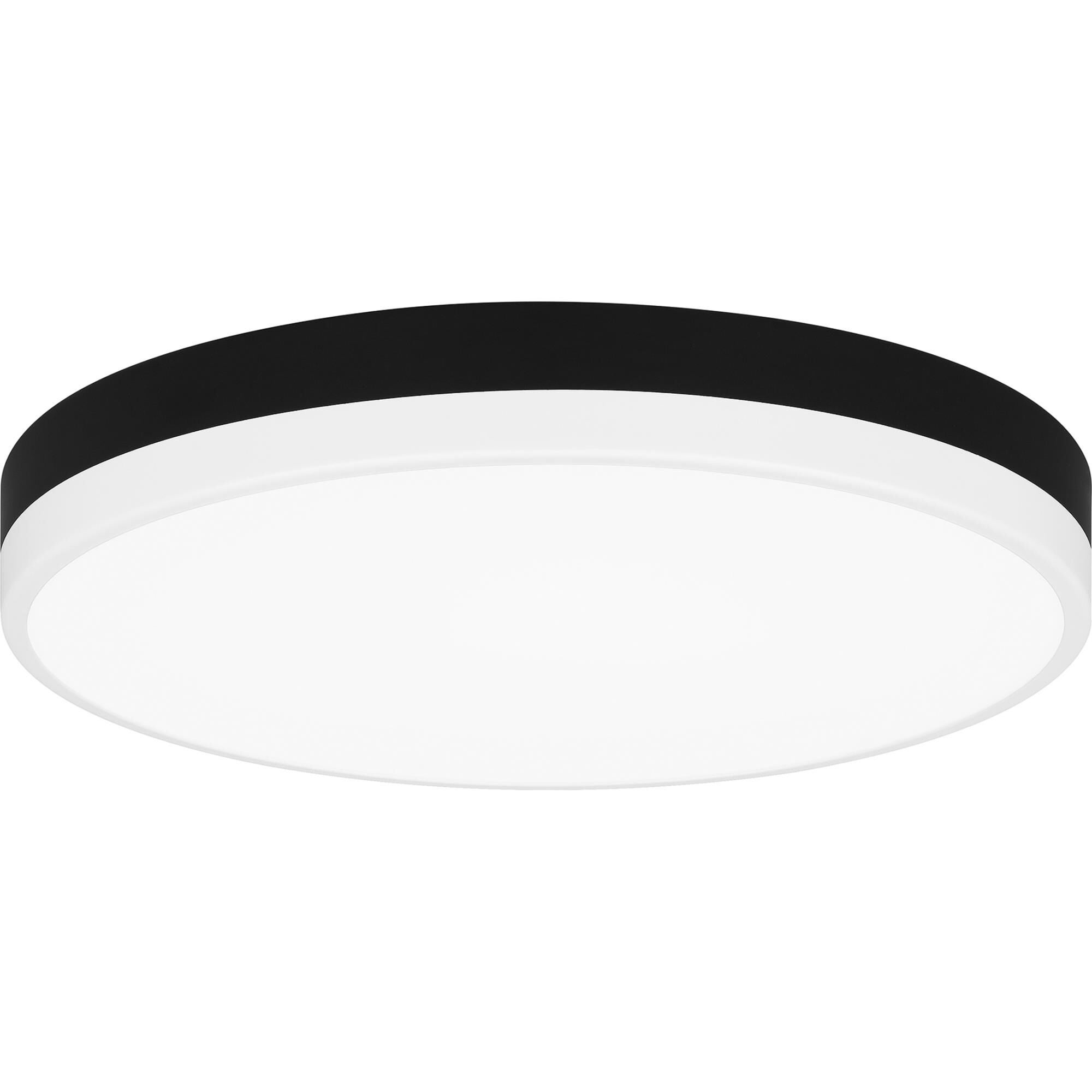 Shown in Matte Black White finish and White Acrylic shade