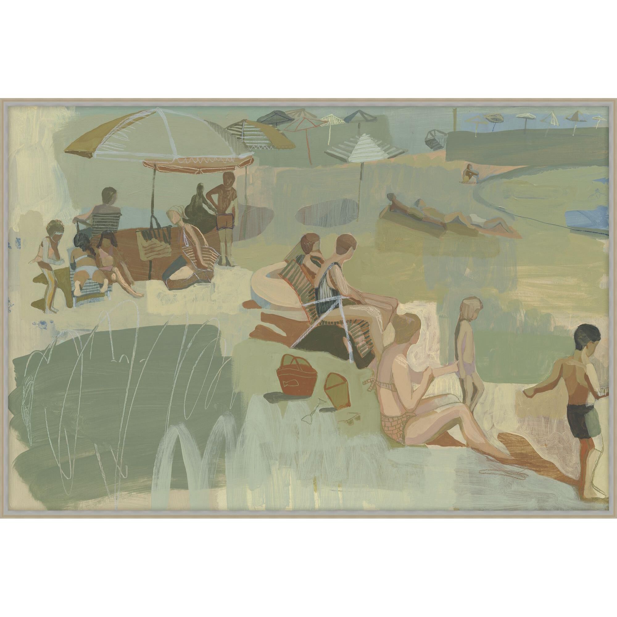 Frankfort Green Print by Level57