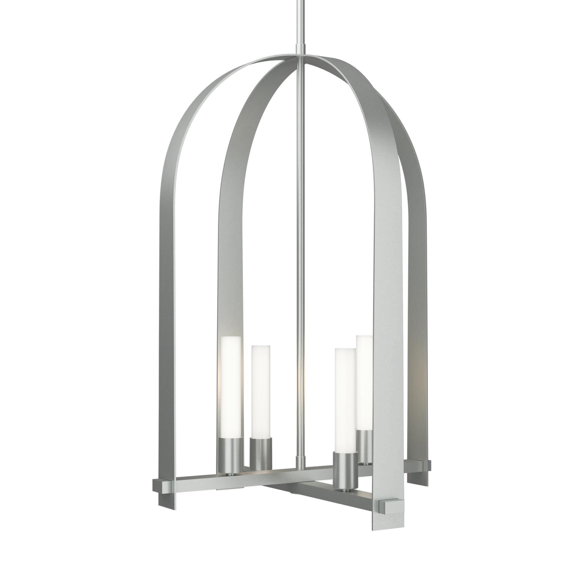 Shown in Vintage Platinum finish and Frosted glass and Frosted Glass shade