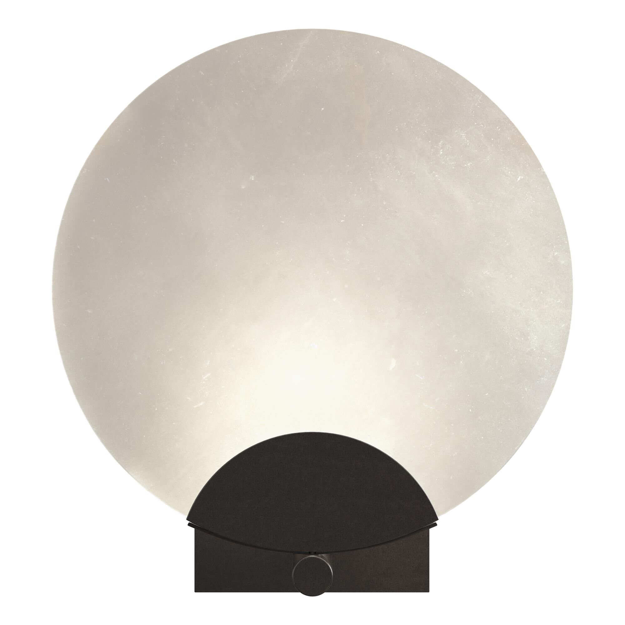 Shown in Oil Rubbed Bronze finish and White Alabaster shade