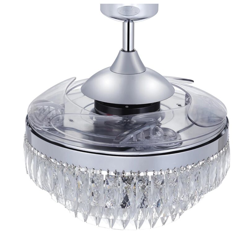 Veil 48 Inch Ceiling Fan with Light Kit by Beacon Lighting