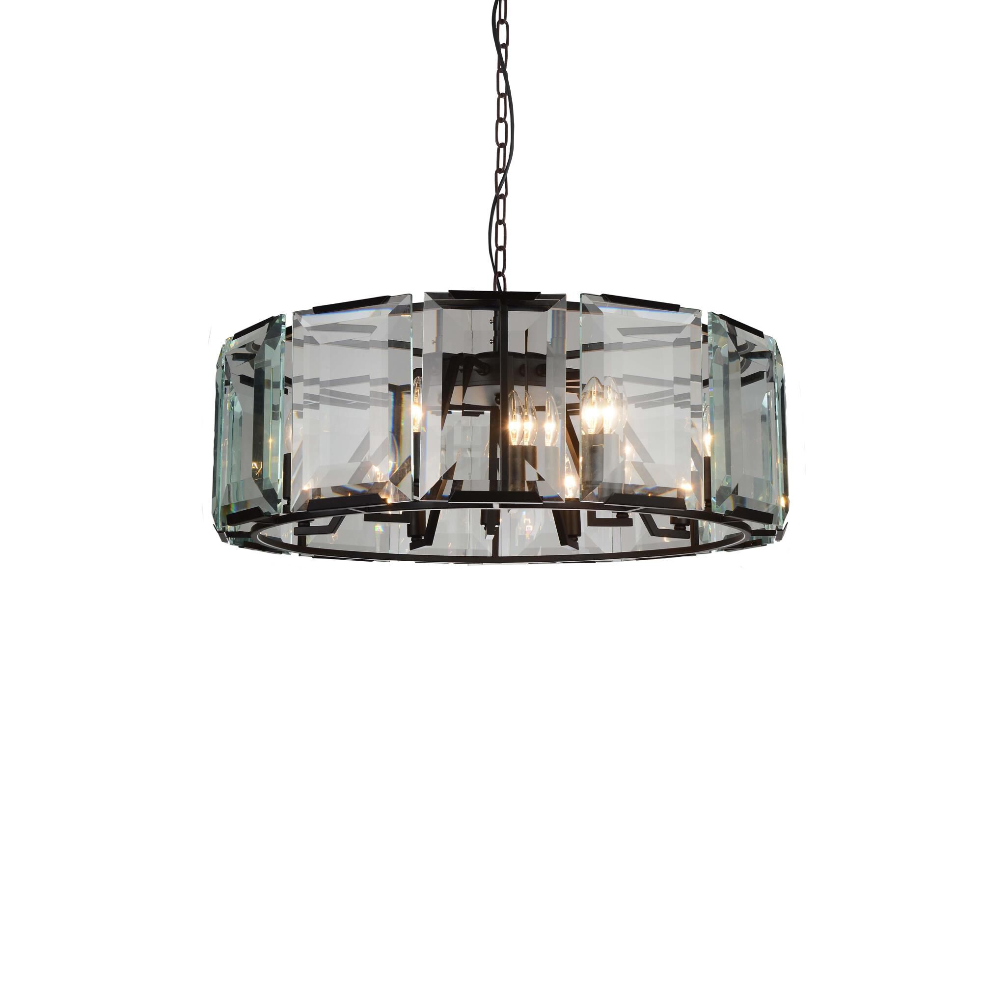 Jacquet 31 Inch 12 Light Chandelier by CWI Lighting