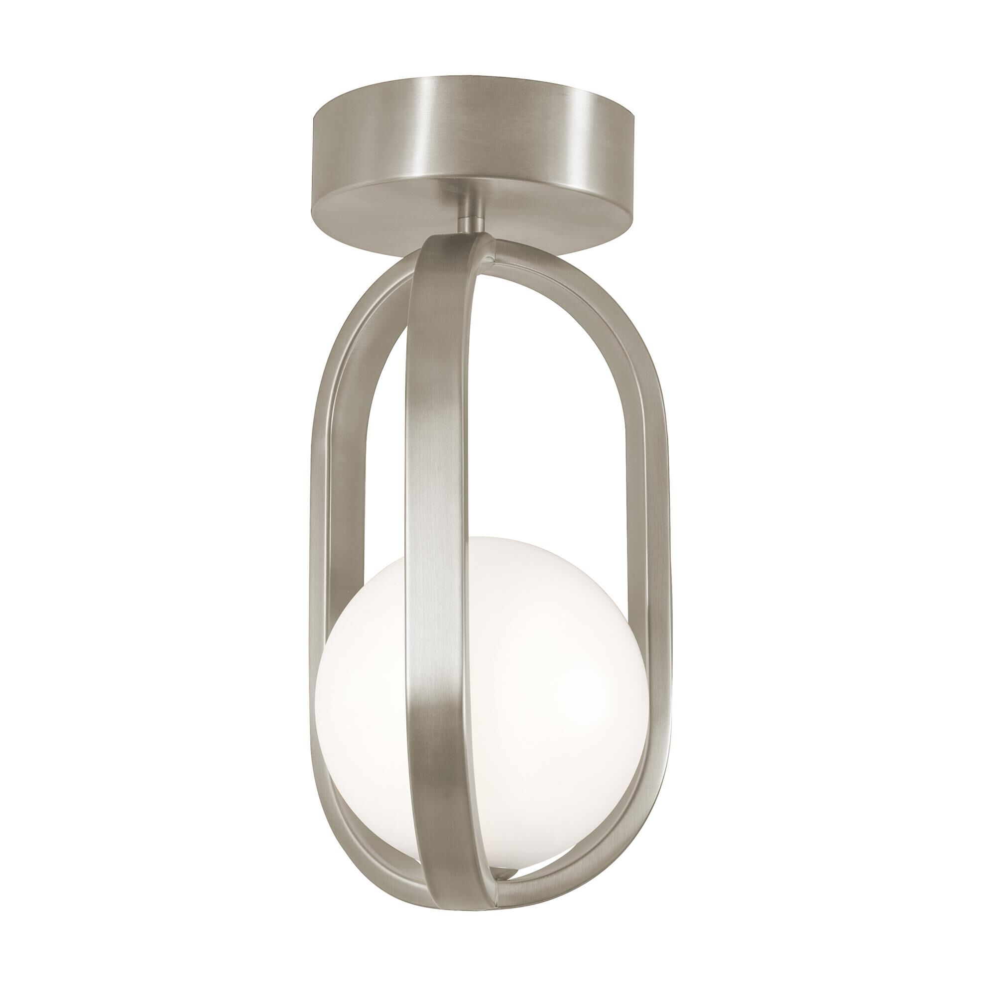 Milan 7 Inch Semi Flush Mount,