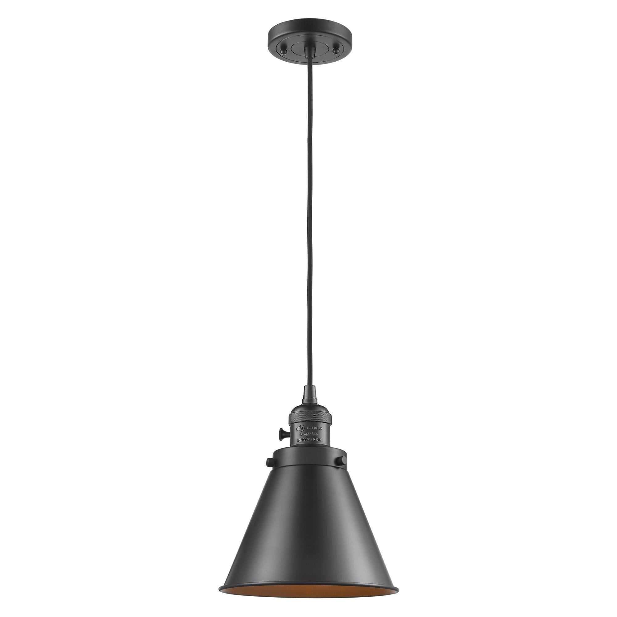 Shown in Oil Rubbed Bronze finish and Oil Rubbed Bronze shade