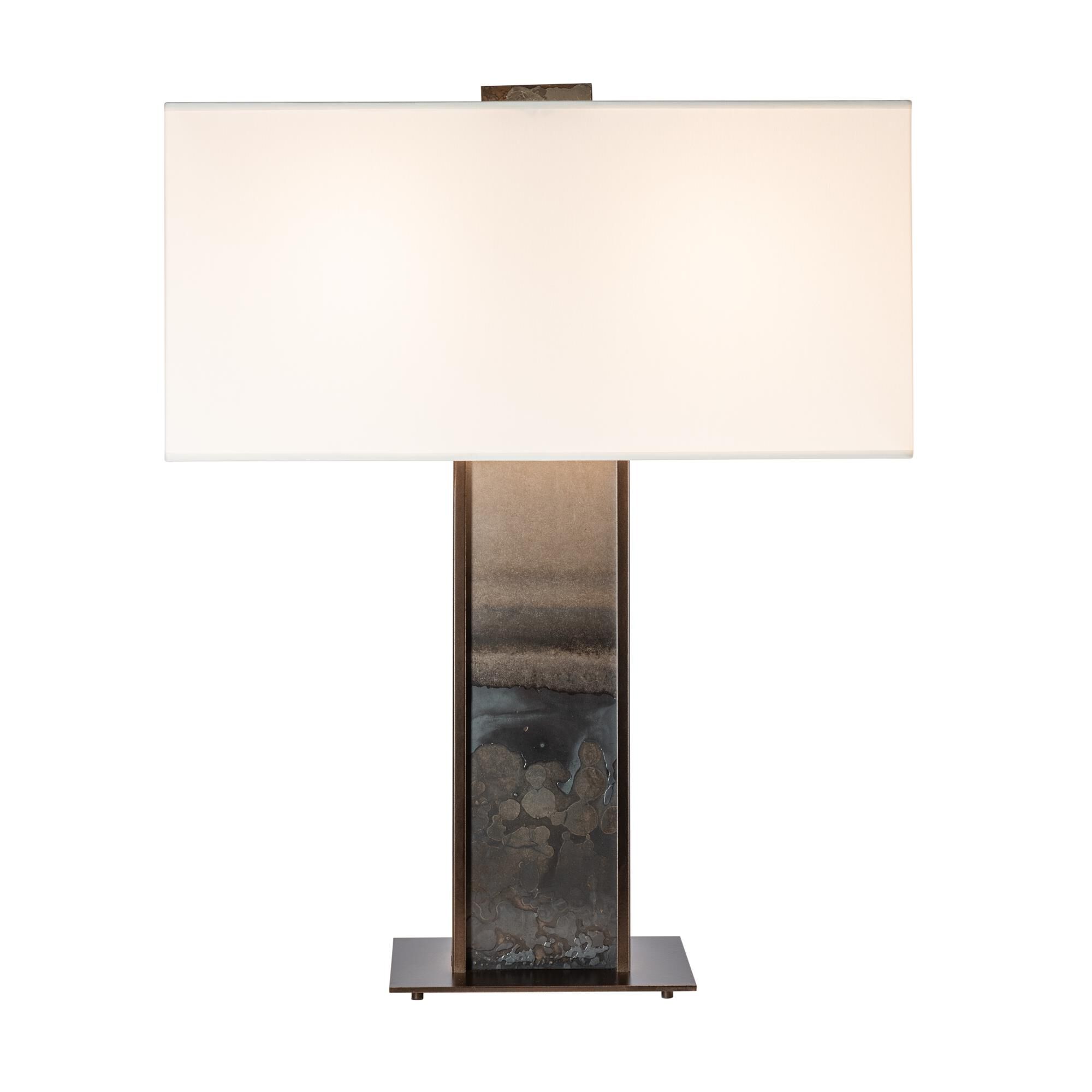 Shown in Oil Rubbed Bronze finish and White shade