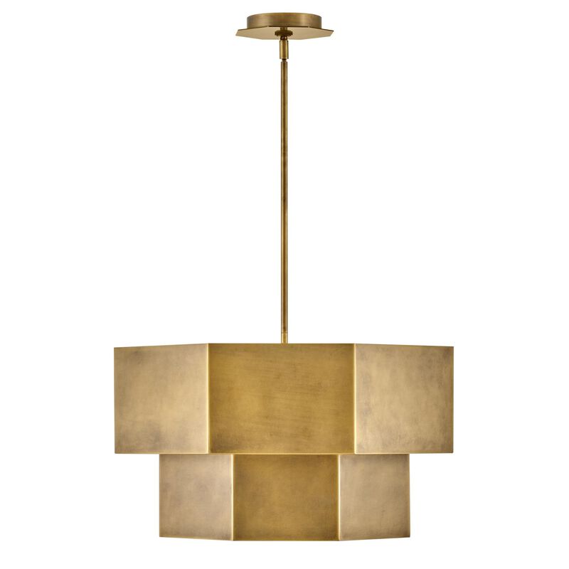 Facet Medium Pendant Light by Hinkley