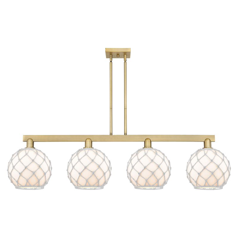 Bruno Marashlian Farmhouse Rope 53 Inch Linear Suspension Light by Innovations Lighting