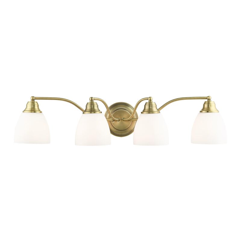 Somerville 30 Inch 4 Light Bath Vanity Light by Livex Lighting