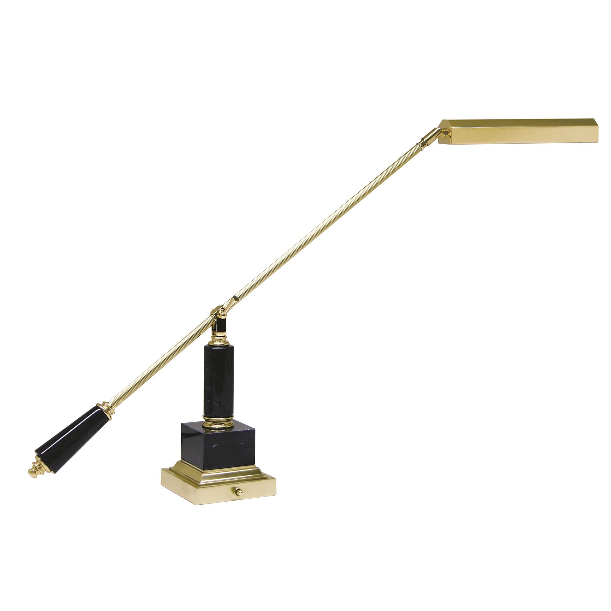 Shown in Polished Brass finish and Metal shade