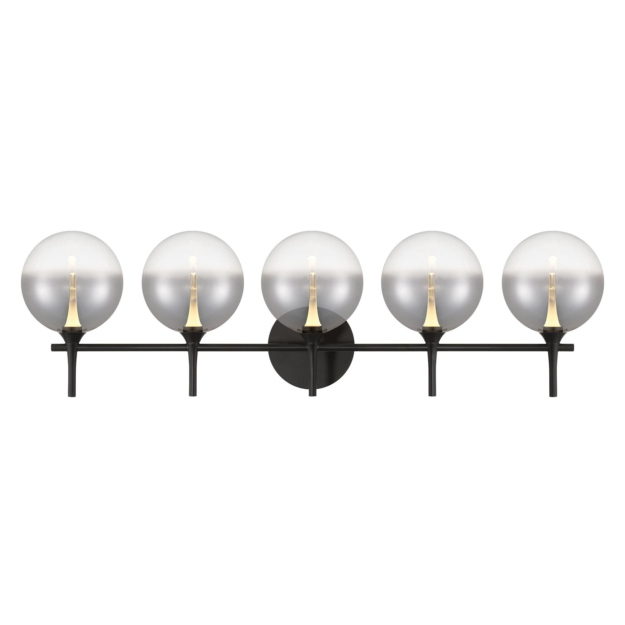 Shown in Black finish and Smoked glass