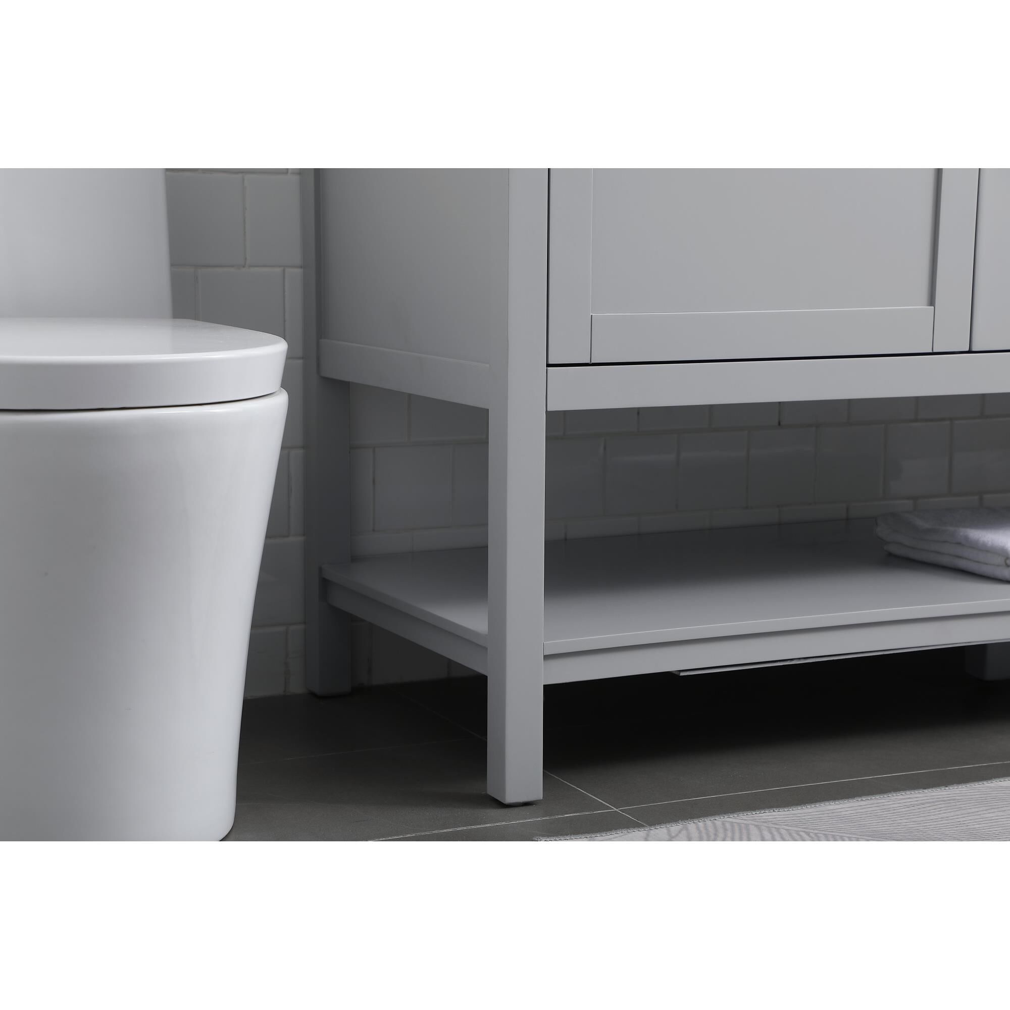 Shown in Grey finish