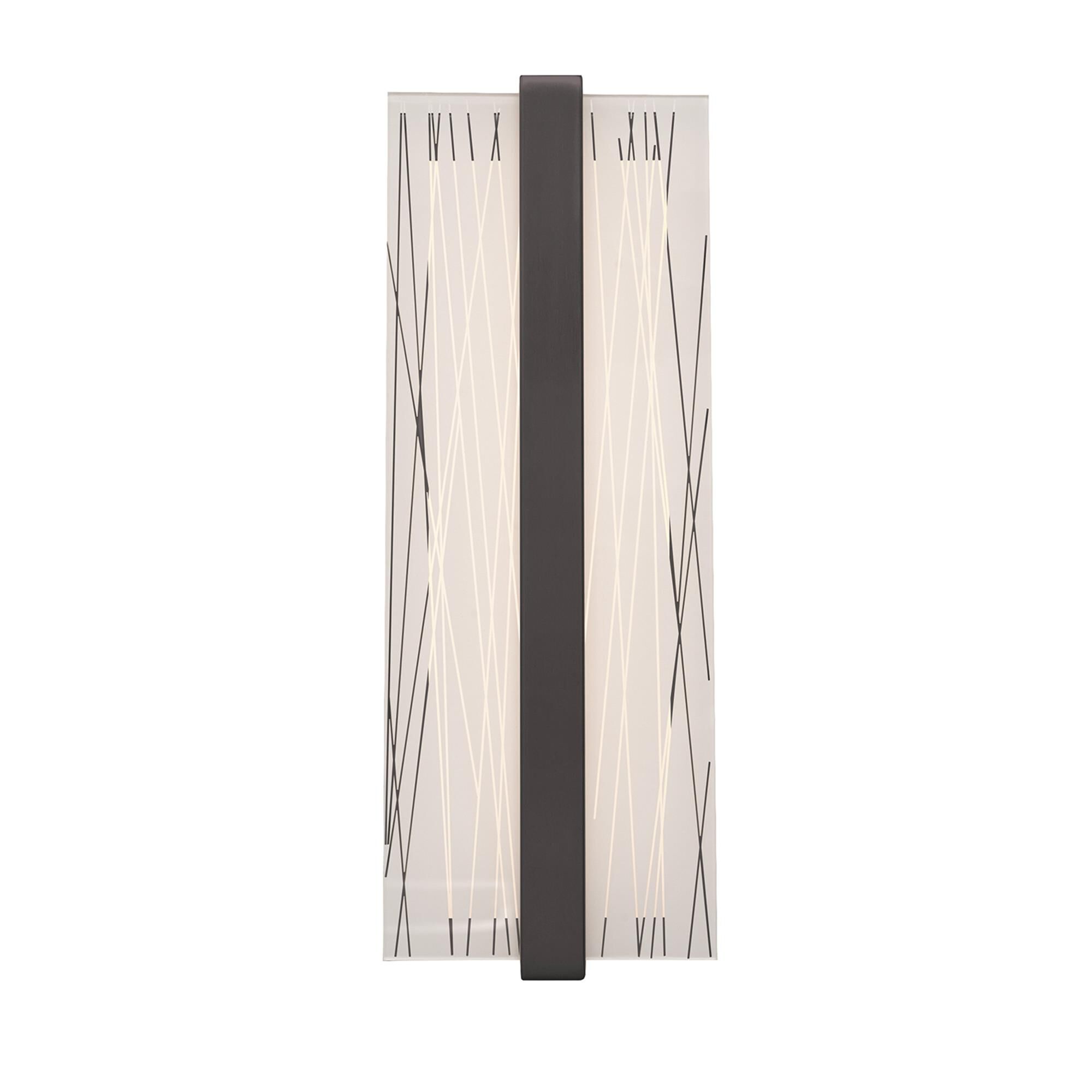Shown in Black finish and Frosted Clear Acrylic glass