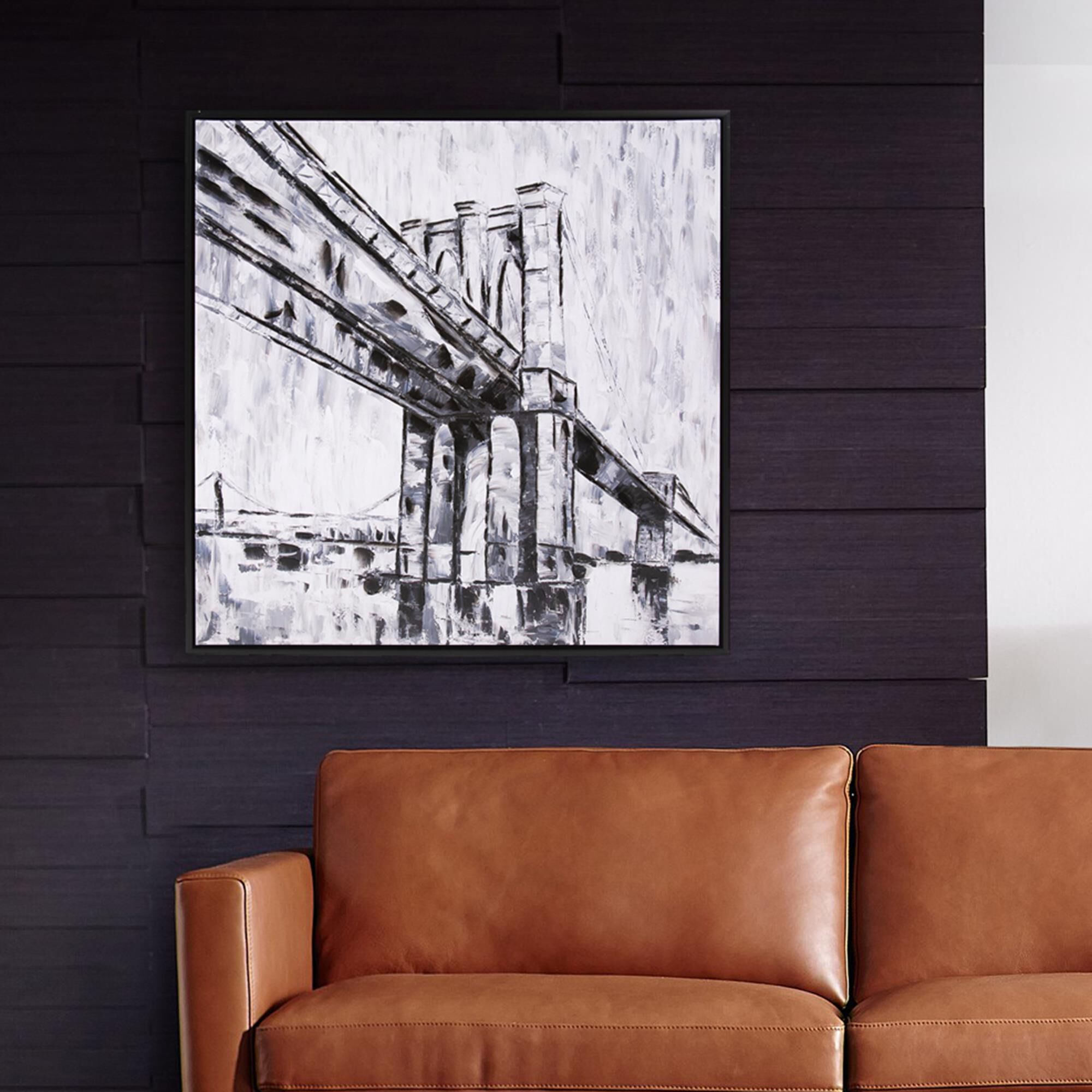 Shown in Print With Giclee Brush Strokes finish