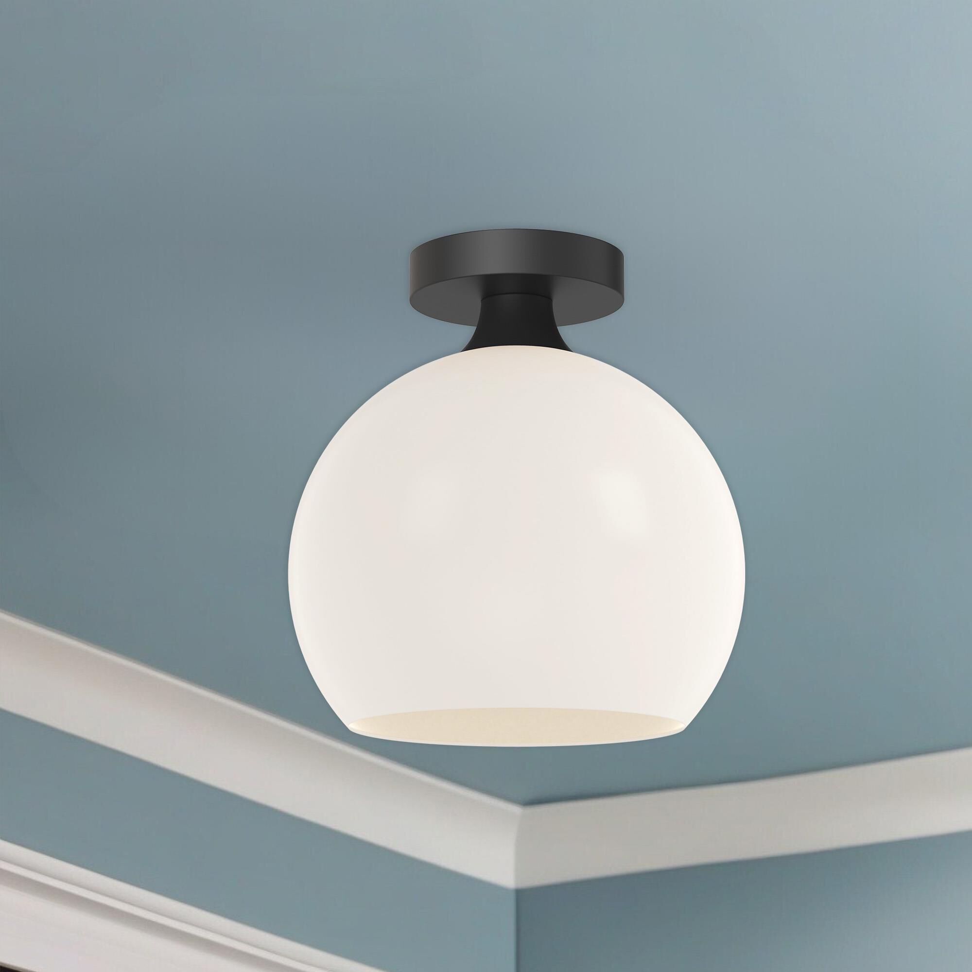 Castilla 1 Light Flush Mount by Alora Mood