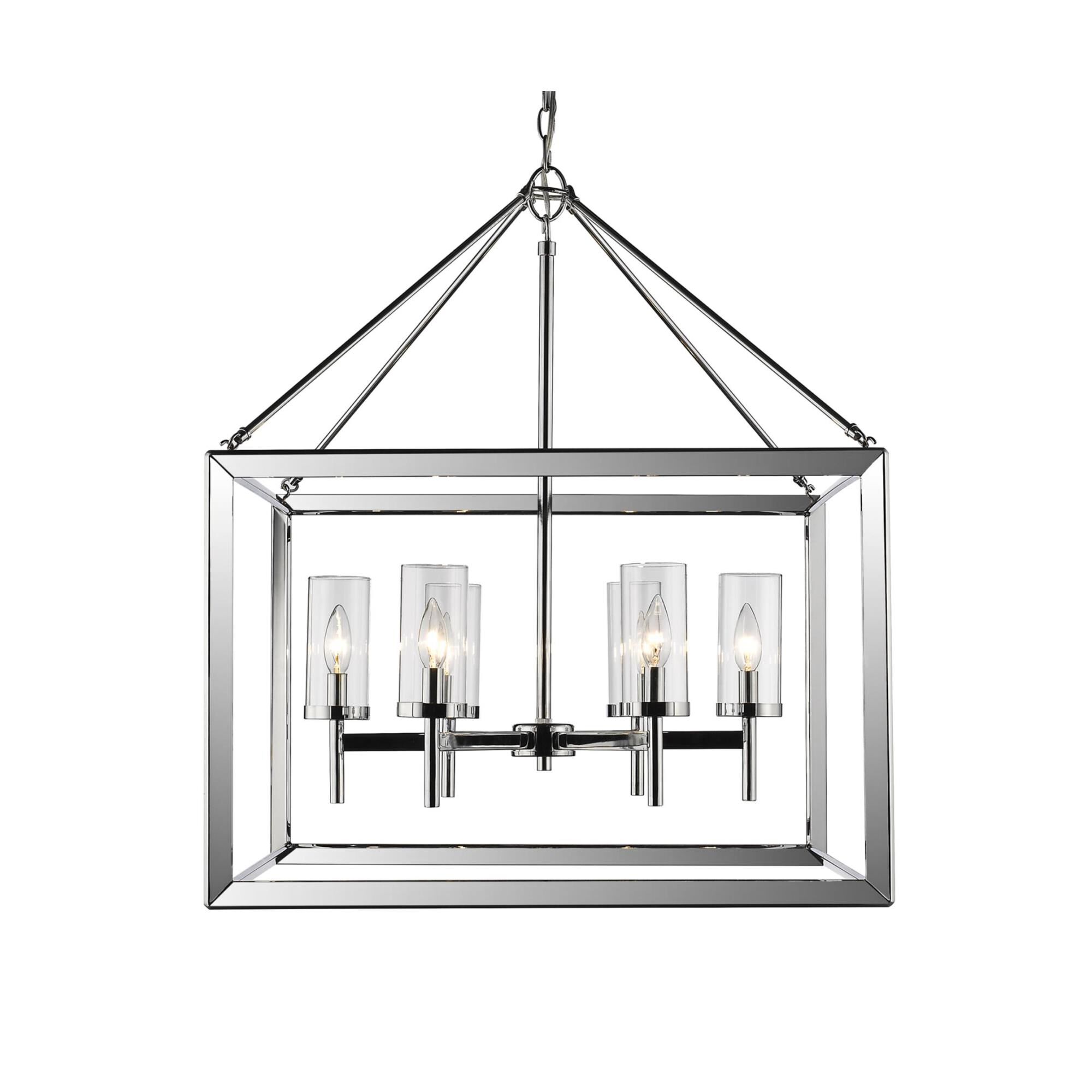 Smyth 26 Inch 6 Light Chandelier by Golden Lighting