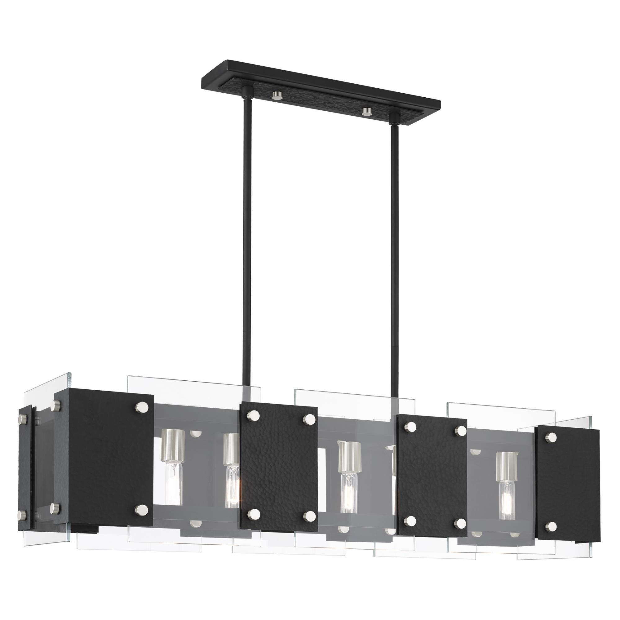 Barcelona 44 Inch 8 Light Linear Suspension Light by Livex Lighting