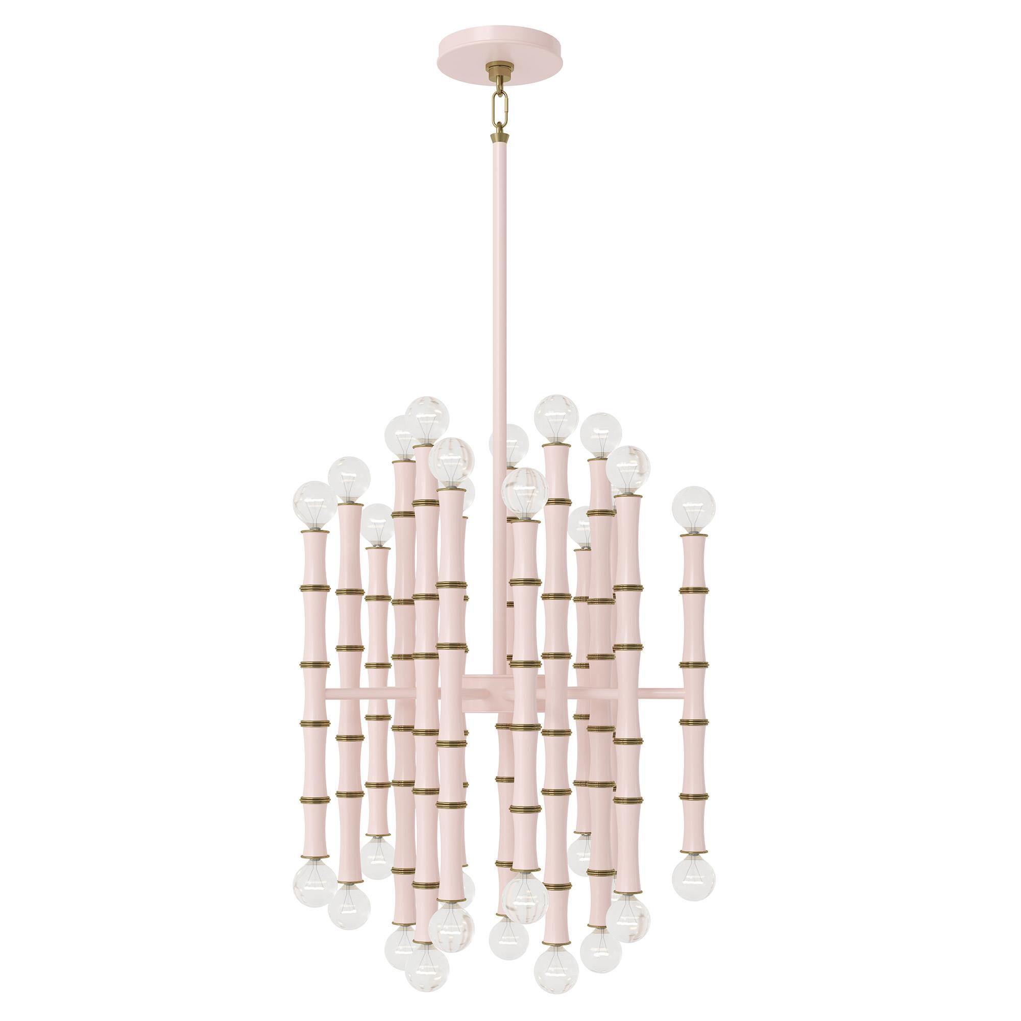 Shown in Rose Water finish and Modern Brass accent