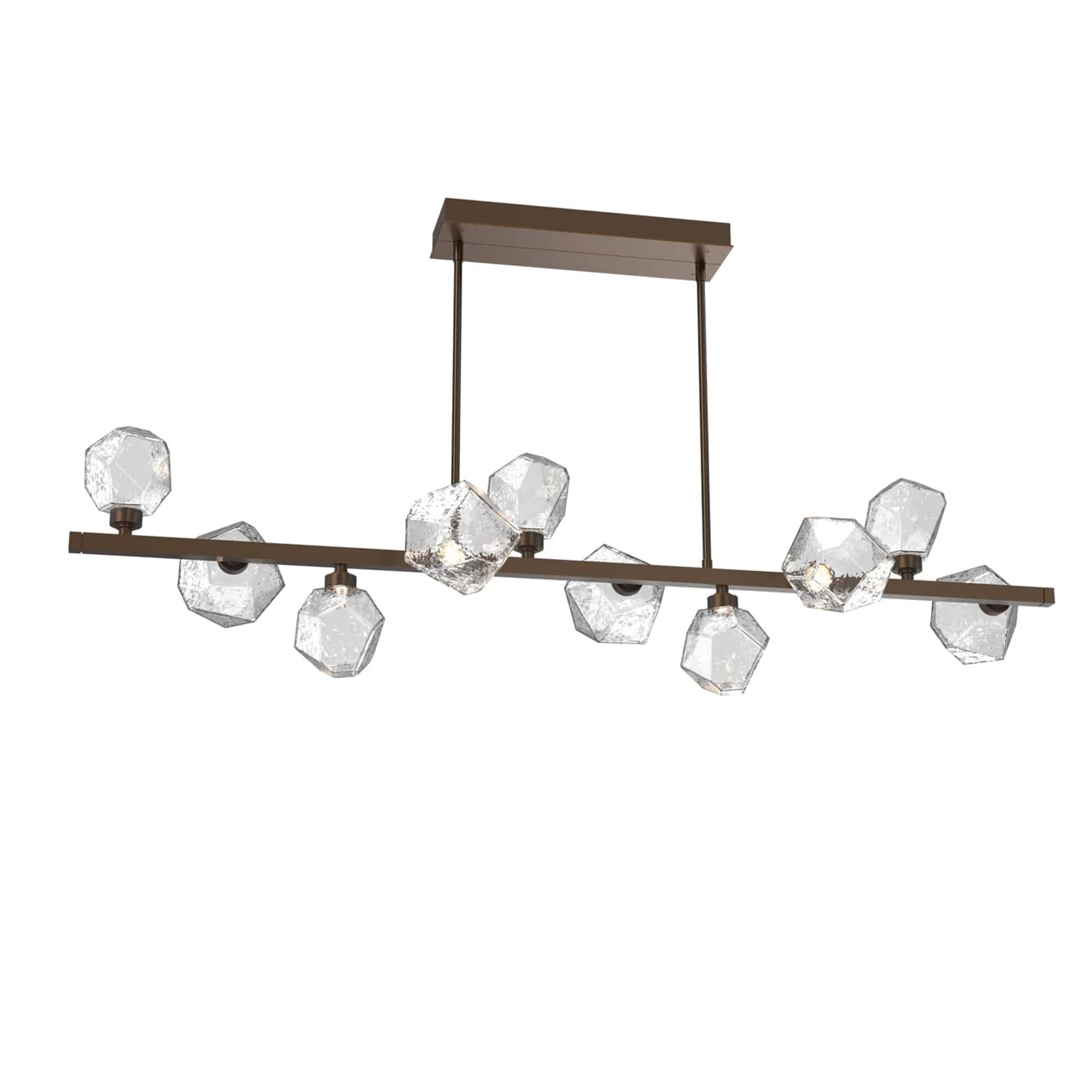 Shown in Flat Bronze finish and Clear glass