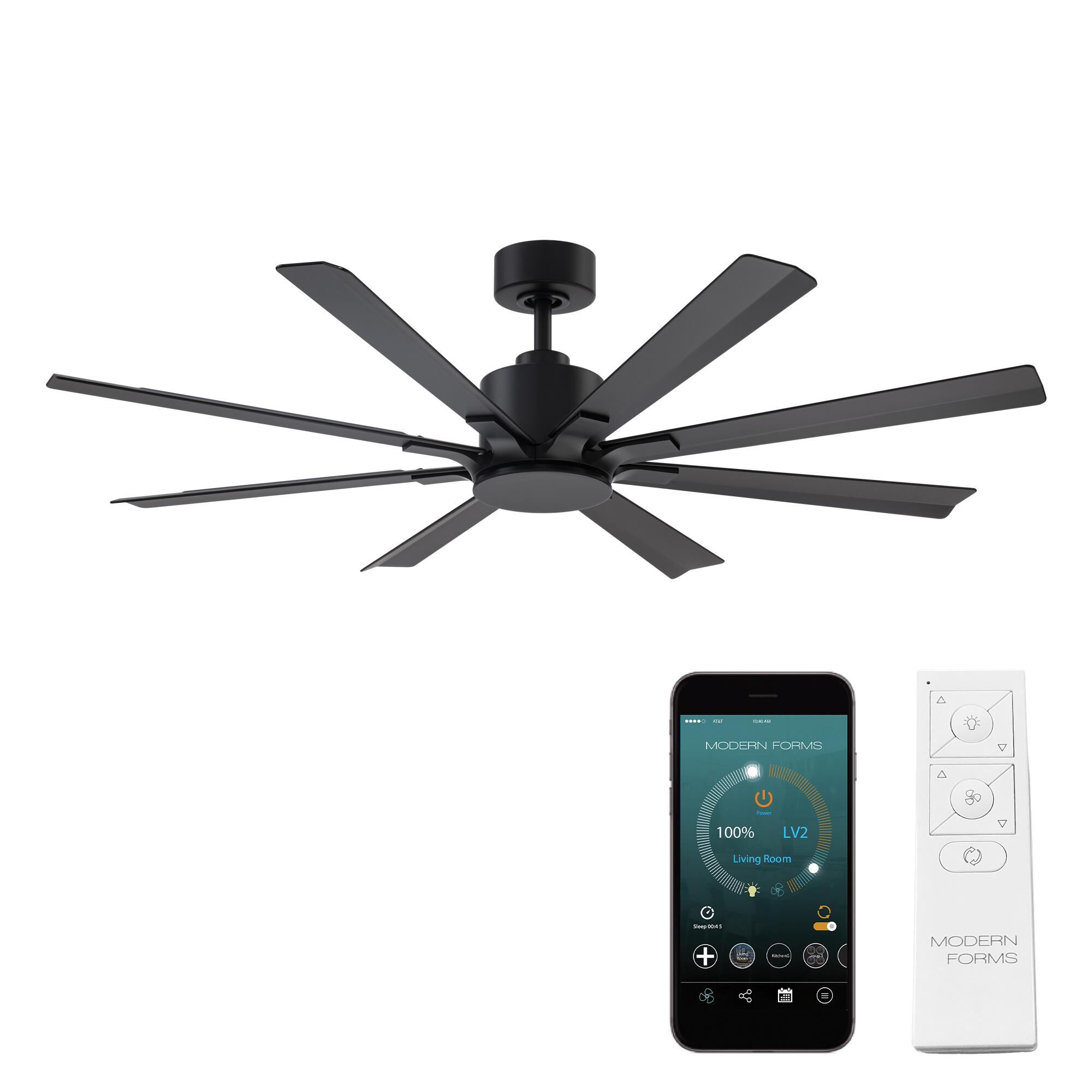 Shown in Matte Black finish