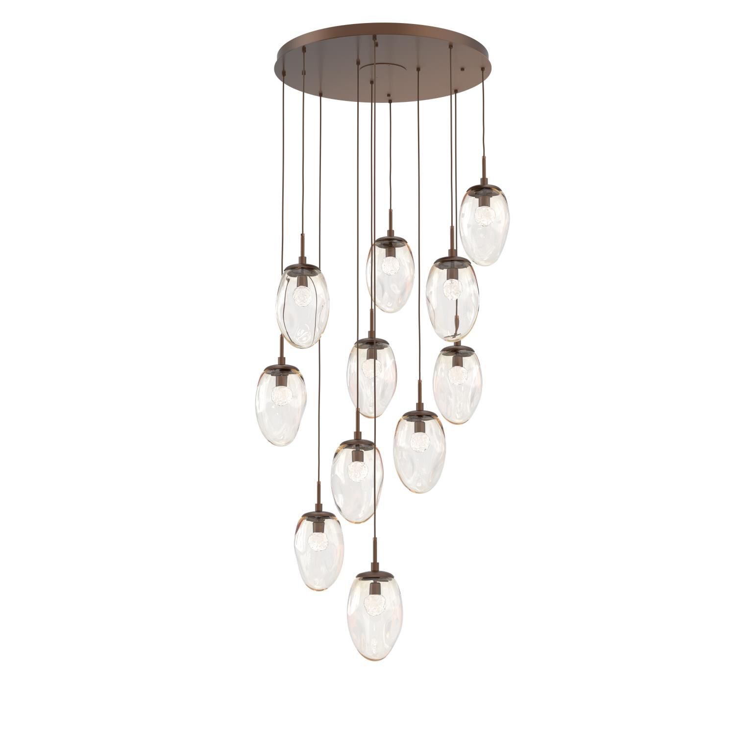 Levi Wilson Nebula 37 Inch 11 Light LED Multi Light Pendant by Hammerton Studio