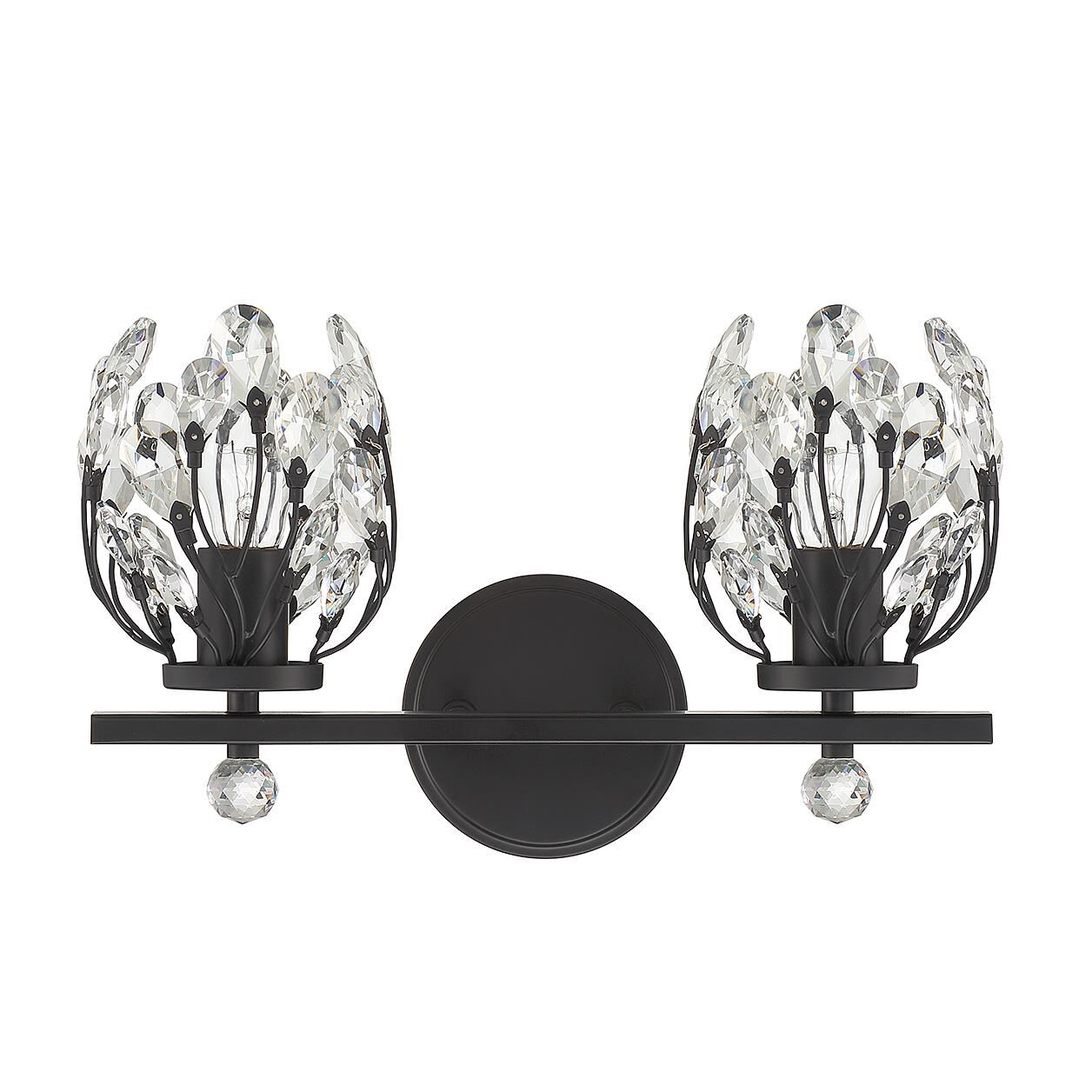 Moreno 15 Inch 2 Light Bath Vanity Light by Savoy House