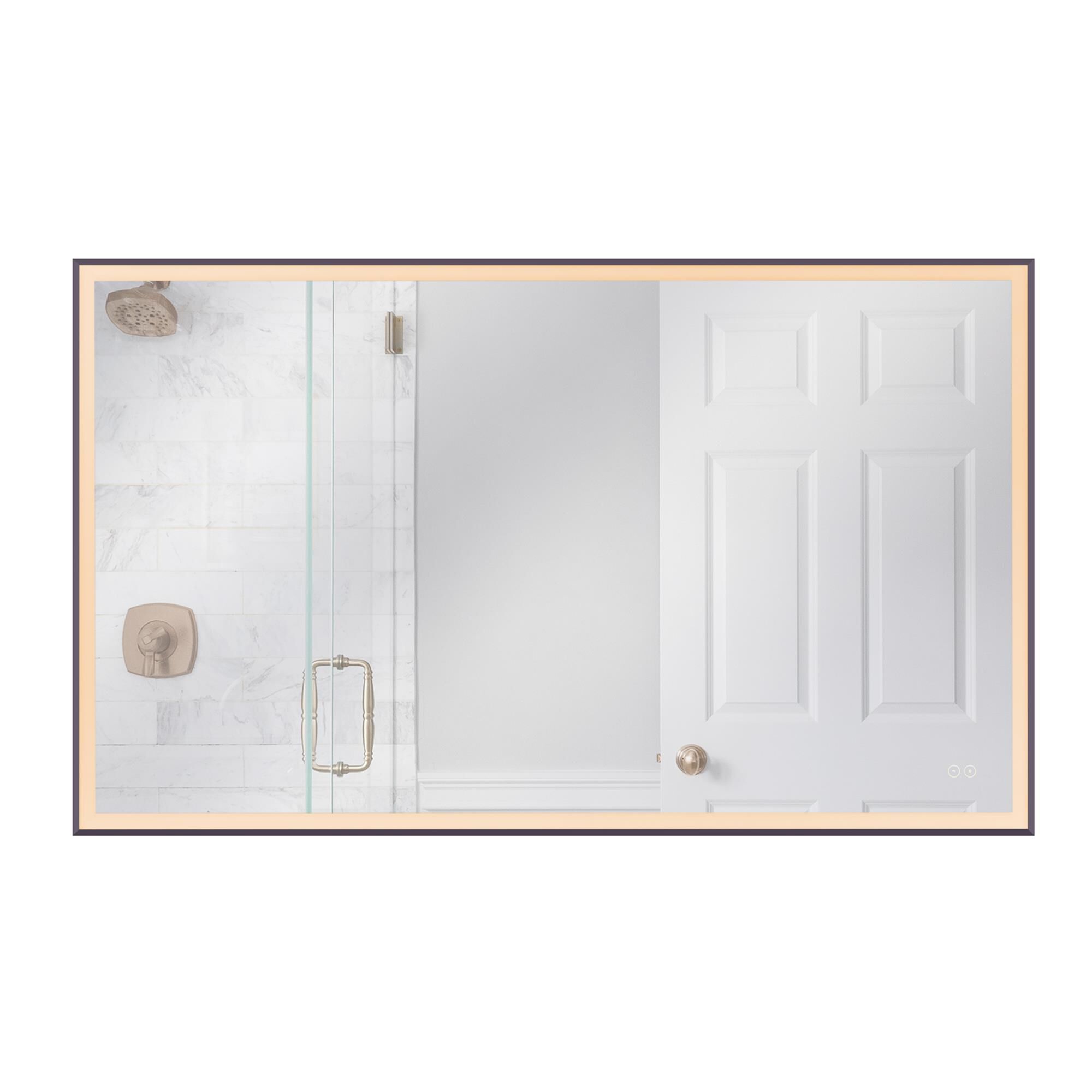 Framed,LED 60 Inch LED Lighted Mirror,