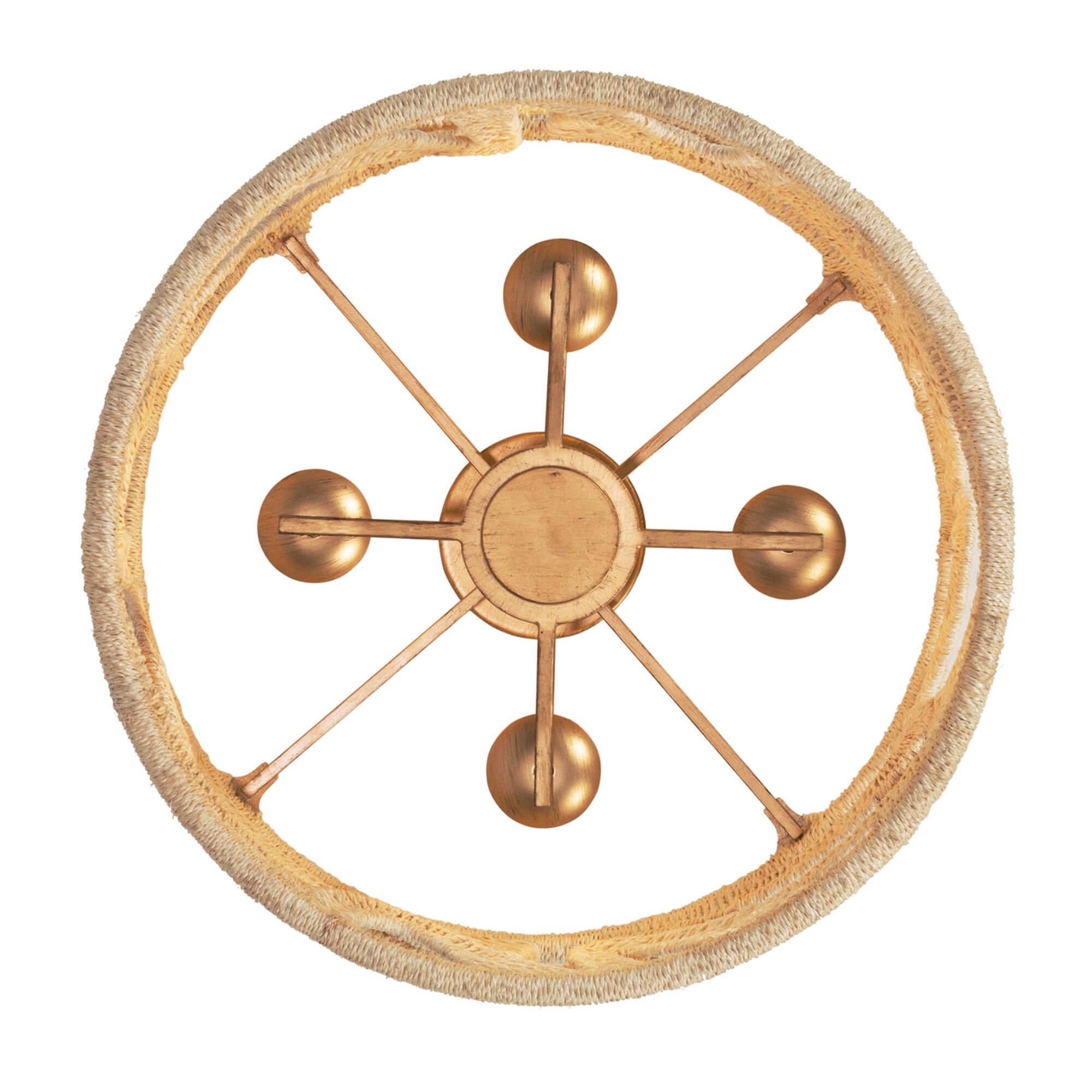Shown in Modern Gold and White finish