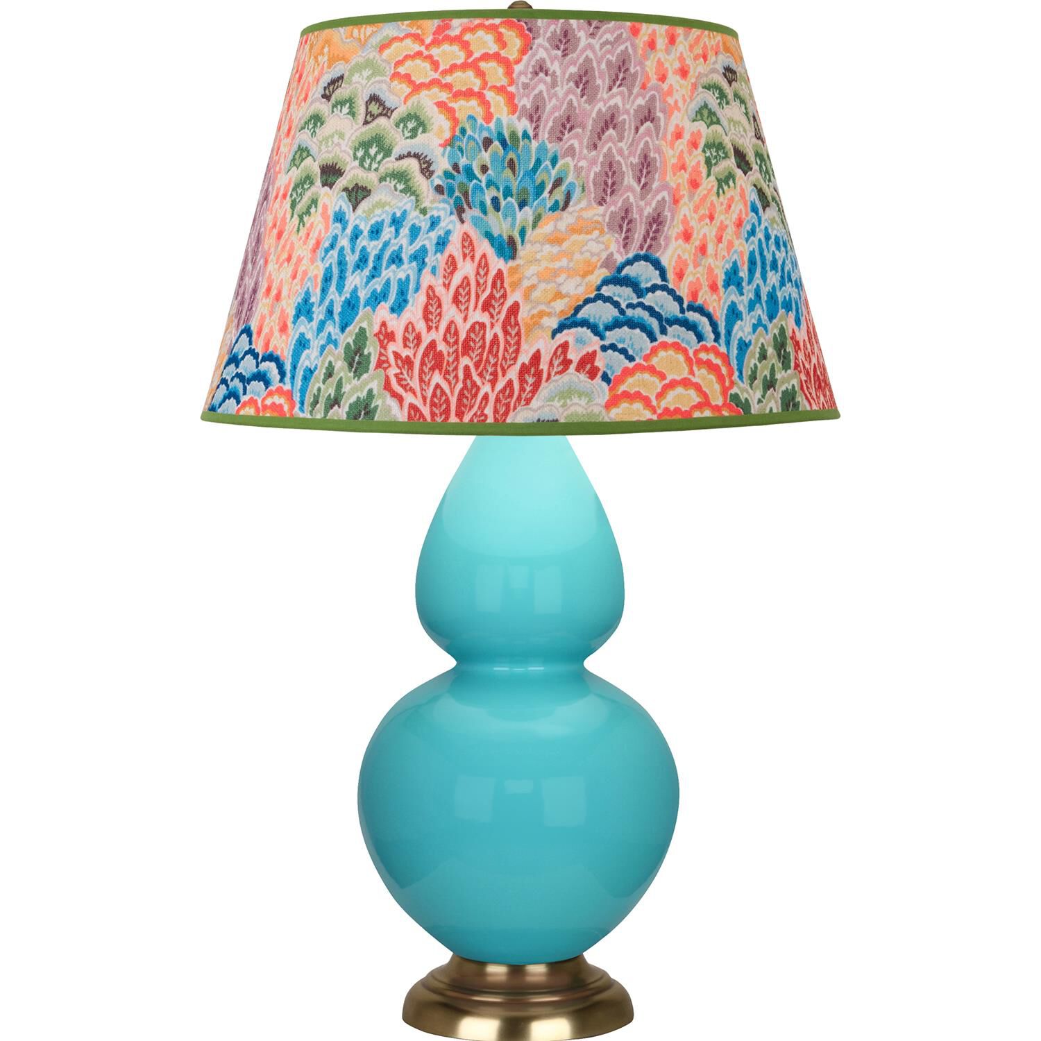 Double Gourd 31 Inch Table Lamp by Robert Abbey