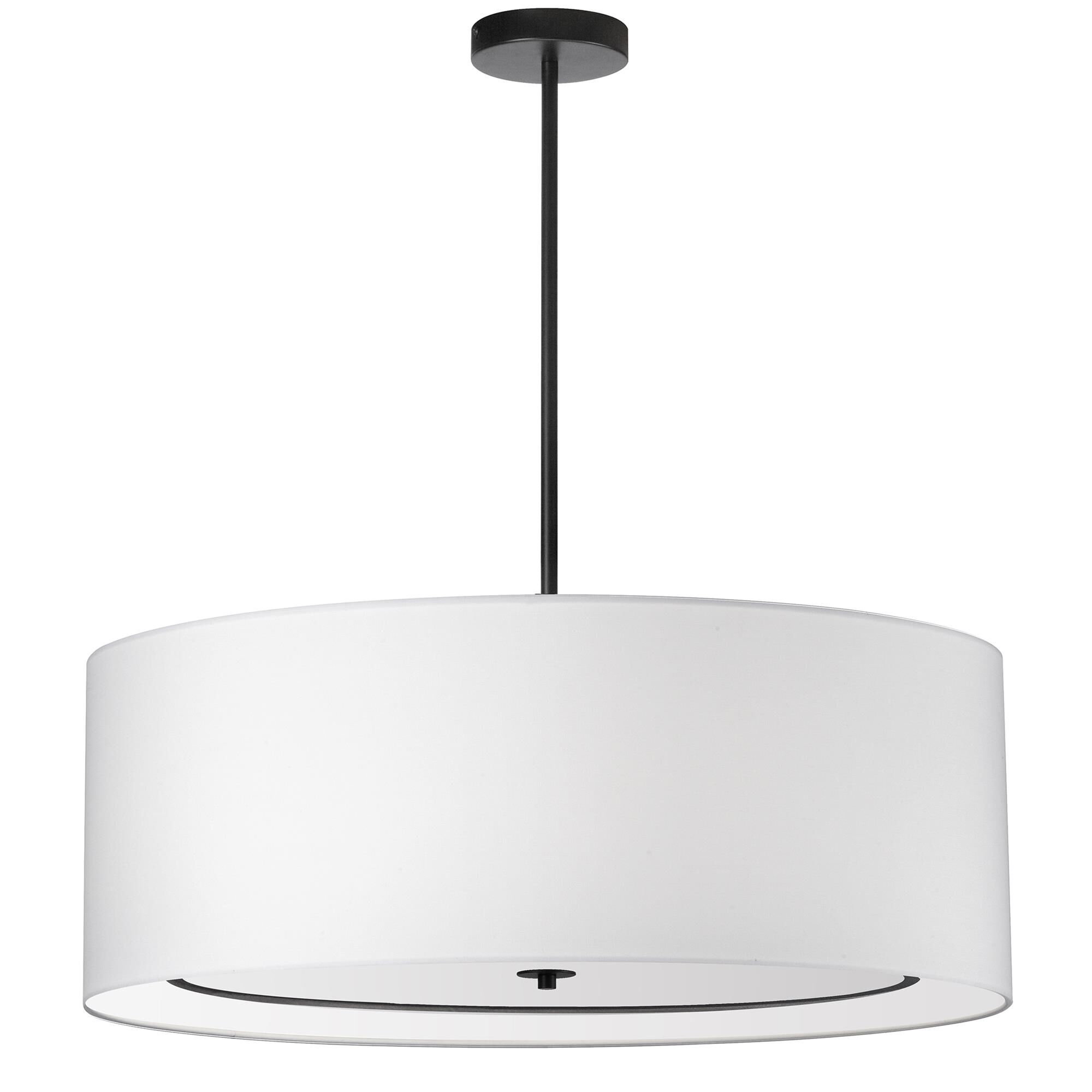 Shown in White finish and White shade