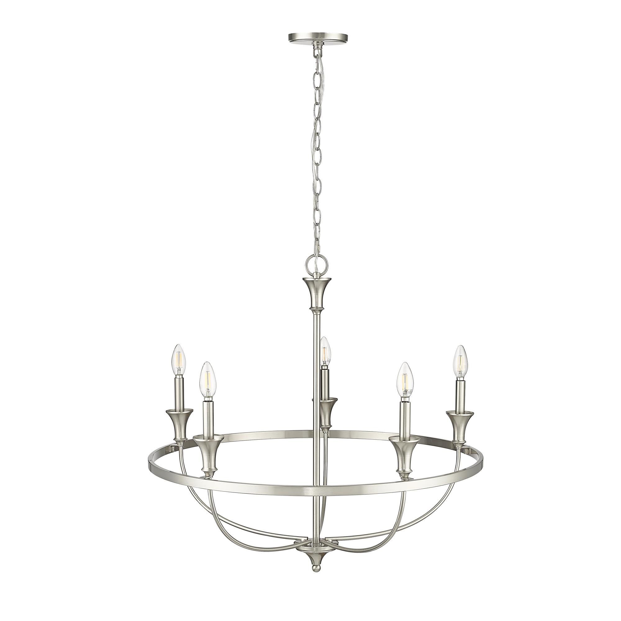 Shown in Brushed Nickel finish