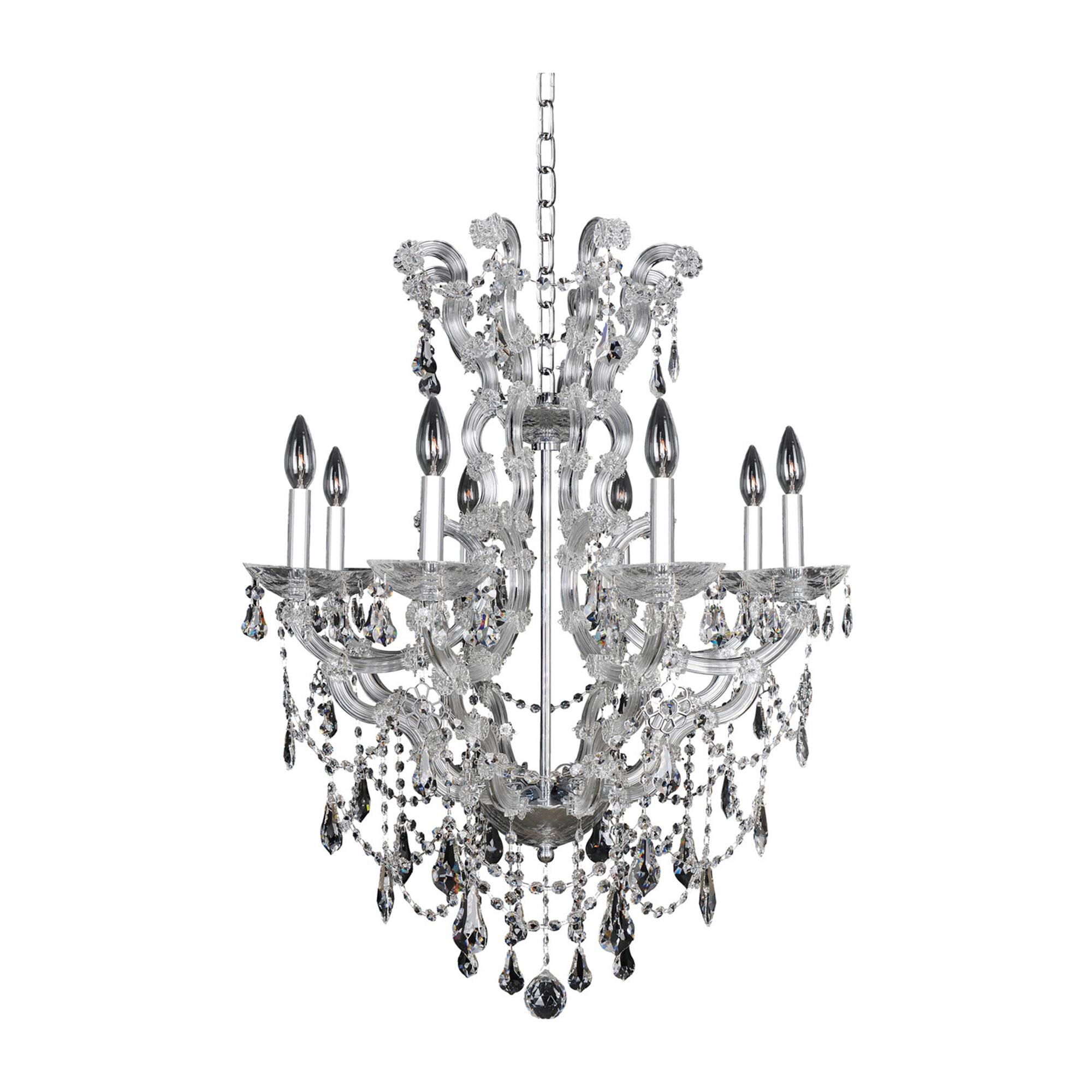 Brahms 28 Inch 8 Light Chandelier by Allegri