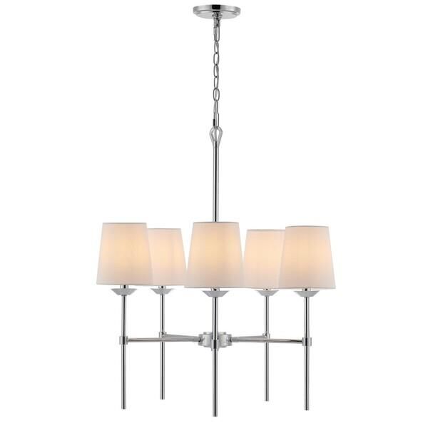 Dortra 26 Inch 5 Light LED Chandelier by Safavieh
