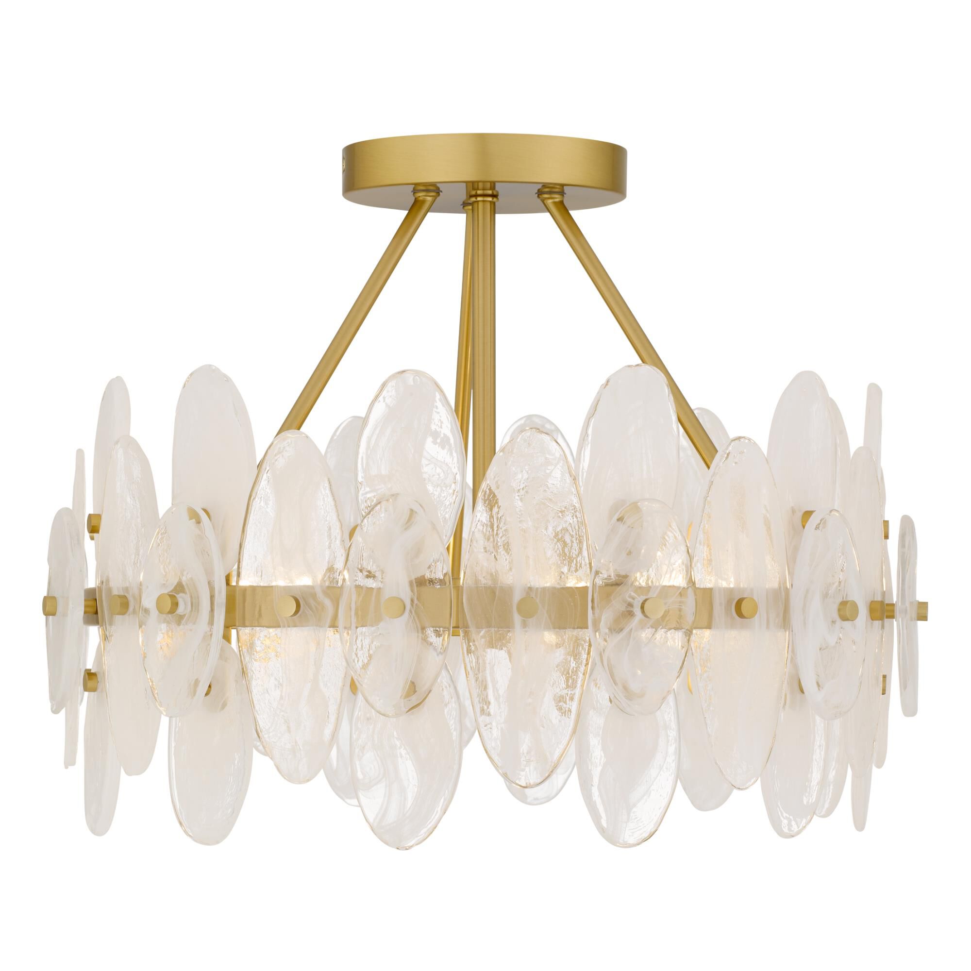 Abigail 18 Inch Semi Flush Mount by Quoizel