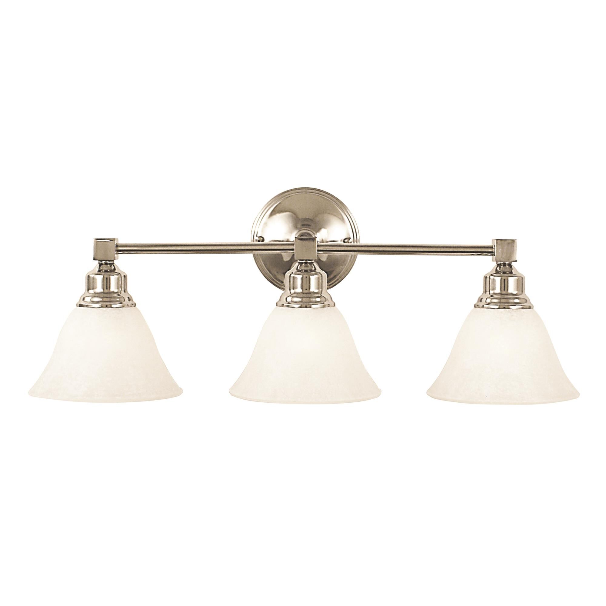 Shown in Polished Nickel With White Marble Glass Shade finish and White Marble glass and White Marble Glass shade