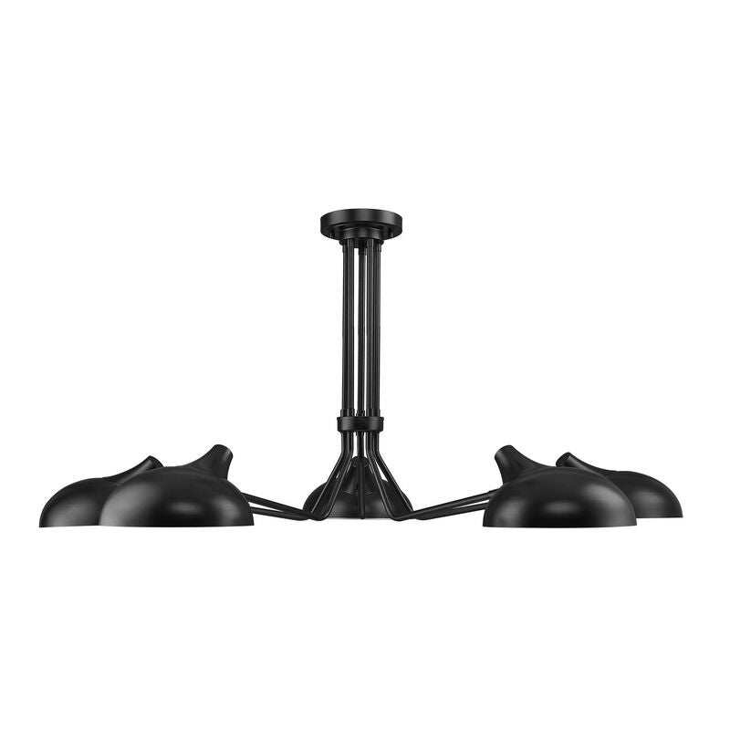 Bellamy 52 Inch 5 Light Semi Flush Mount by Z-Lite