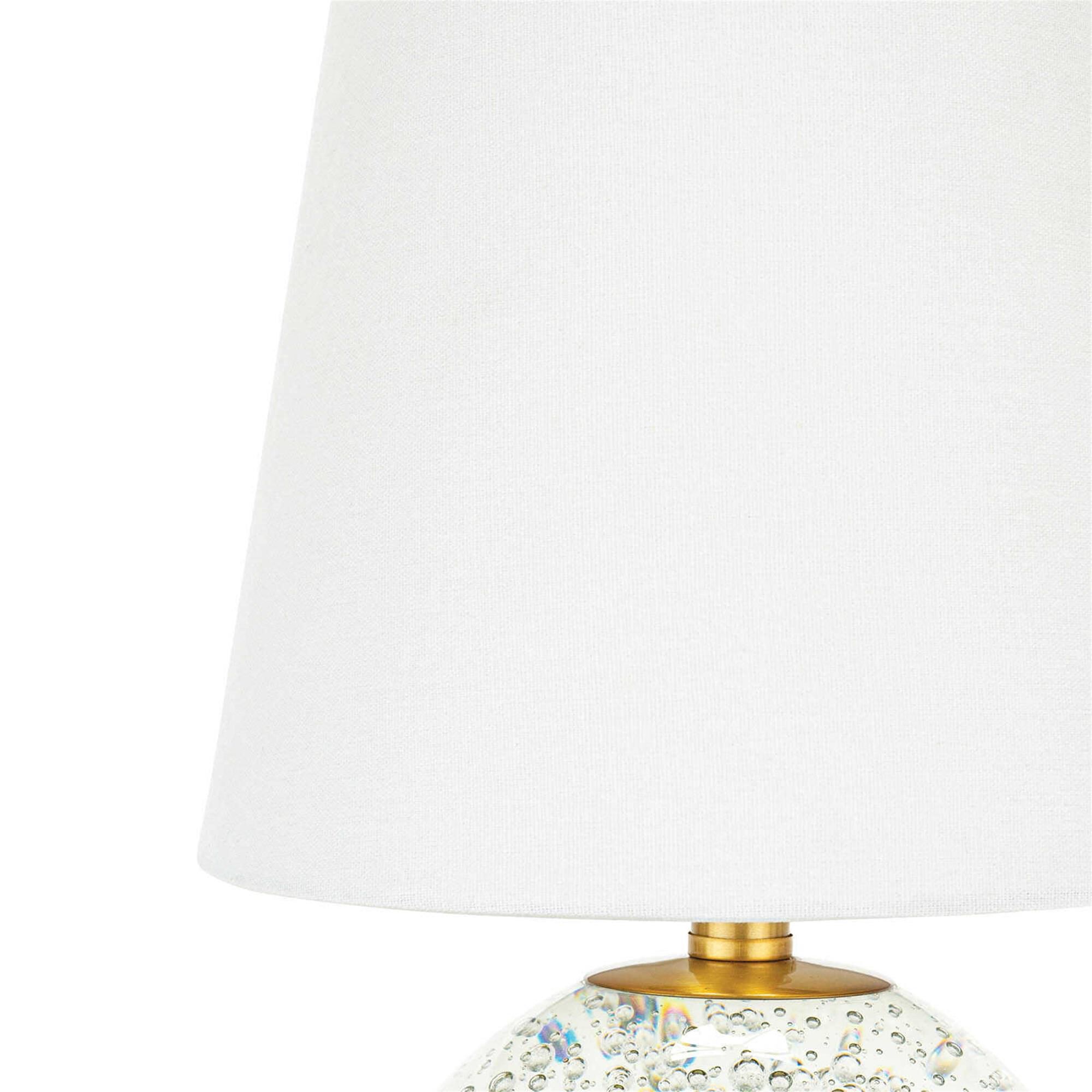 Shown in Clear finish and Linen shade