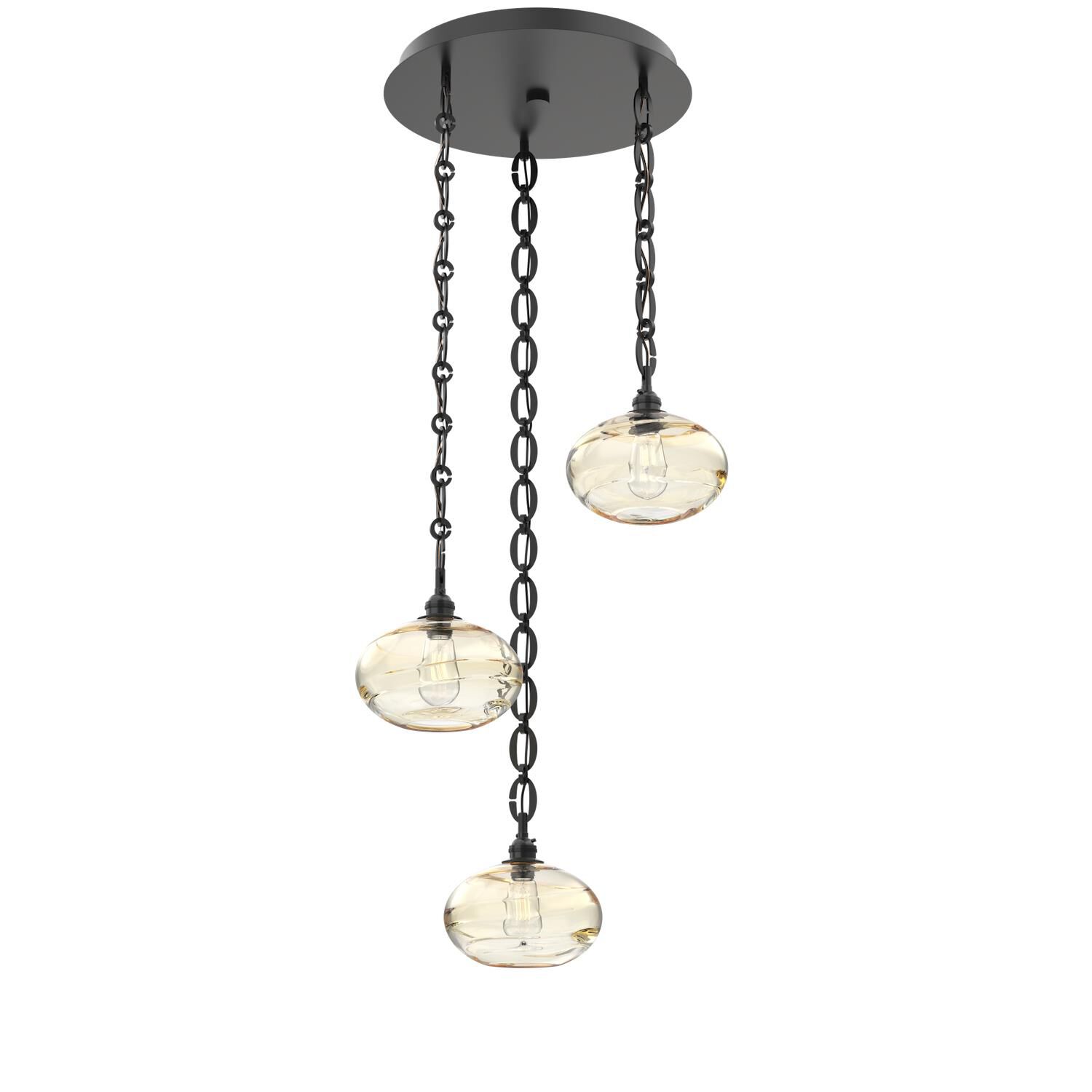 Levi Wilson Coppa 20 Inch Multi Light Pendant by Hammerton Studio