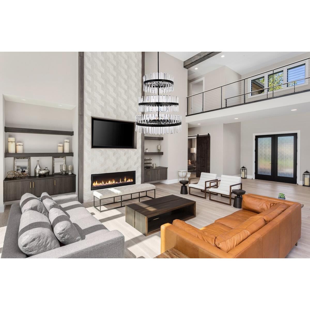 Serephina 36 Inch 46 Light Chandelier by Elegant Lighting