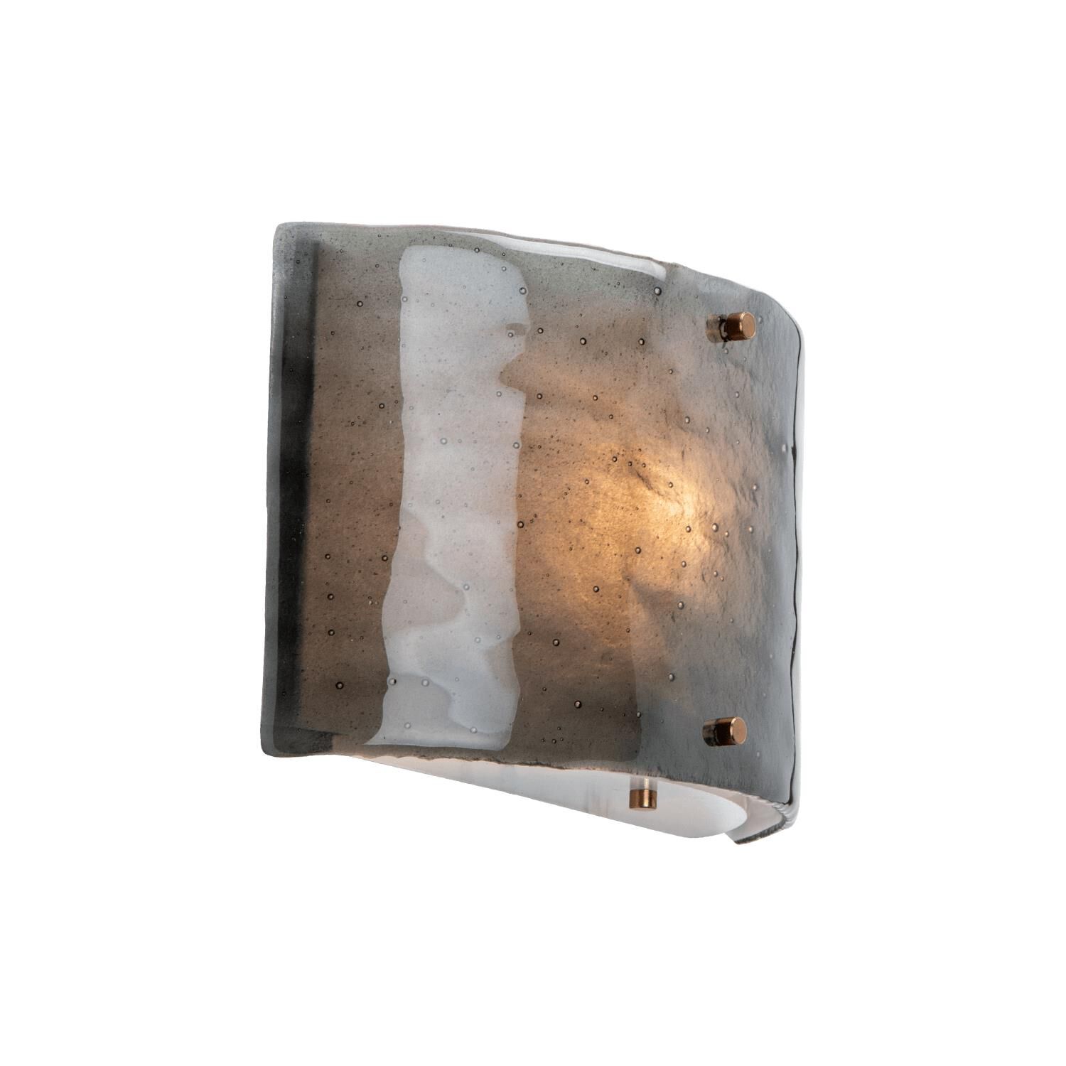 Textured Glass Wall Sconce by Hammerton Studio