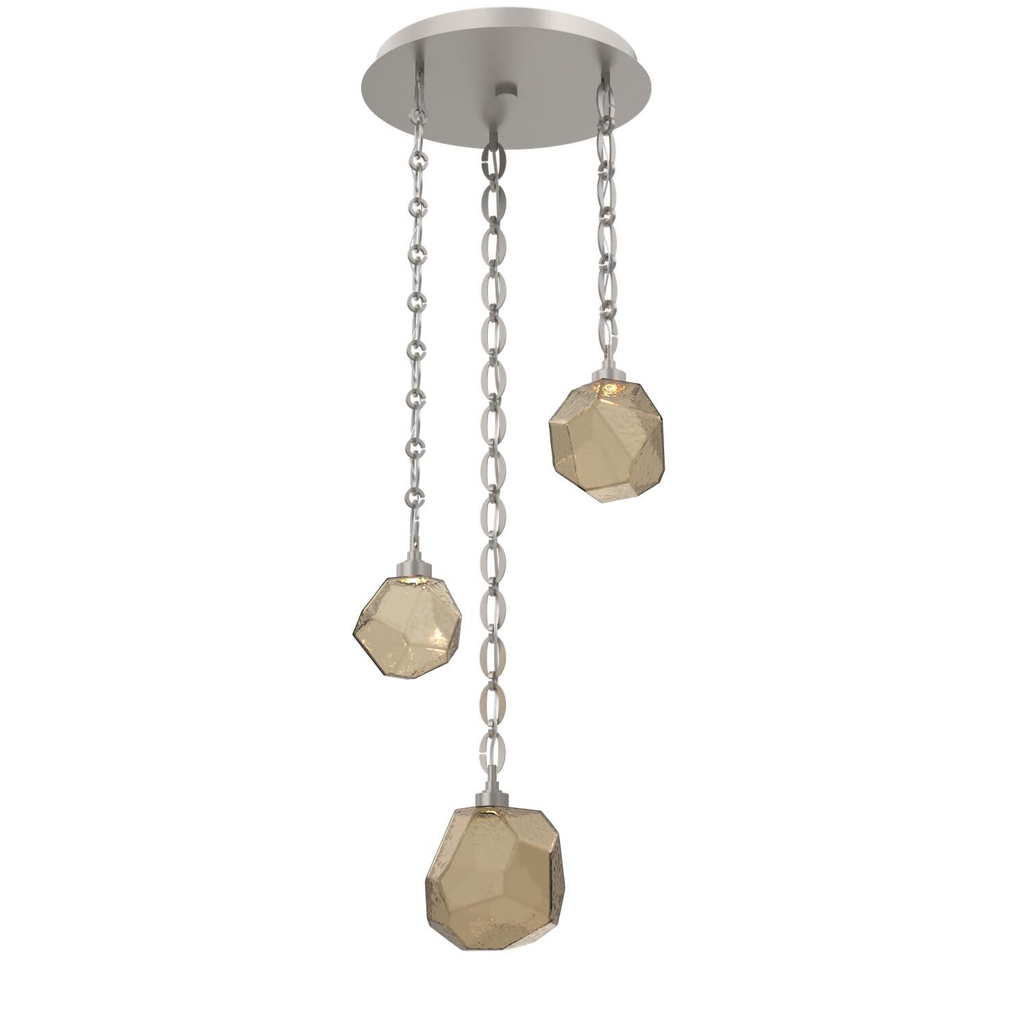 Levi Wilson Gem 21 Inch Multi Light Pendant by Hammerton Studio