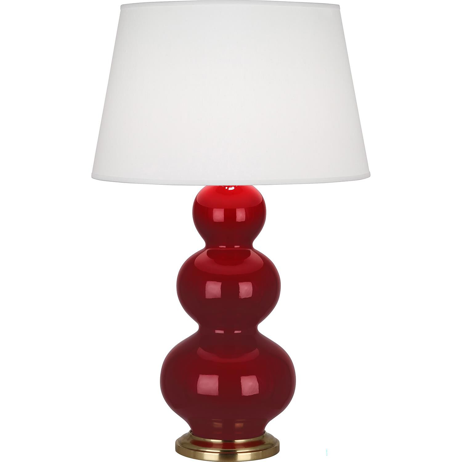 Triple Gourd 33 Inch Table Lamp by Robert Abbey