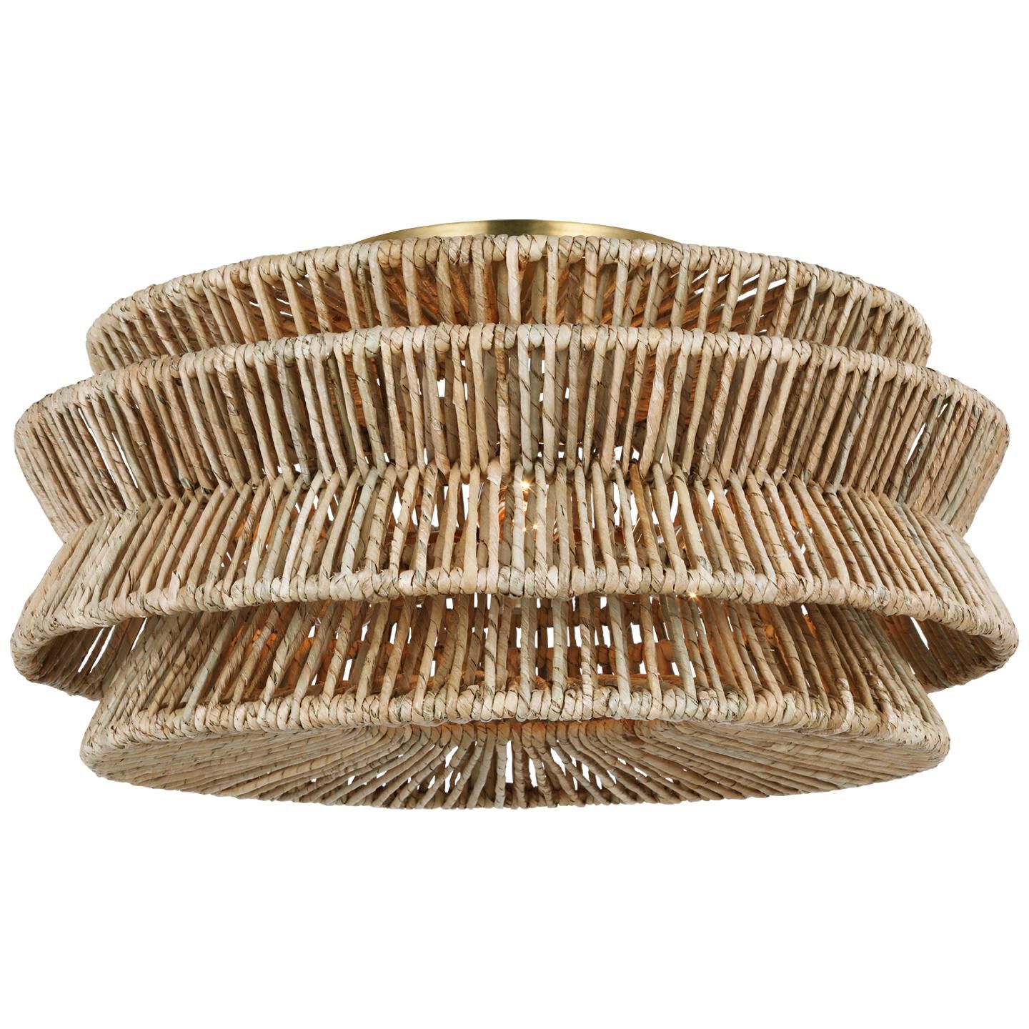 Chapman & Myers Antigua 23 Inch Semi Flush Mount by Visual Comfort Signature Collection